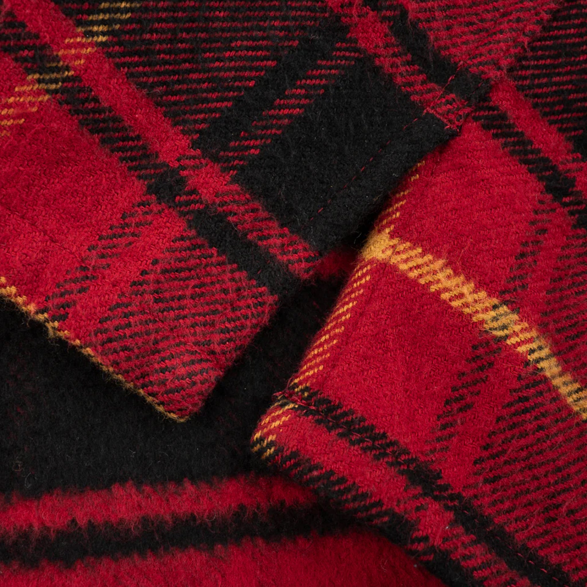 IHSH-433-RED Heavy Flannel Rider’s Overshirt - Red