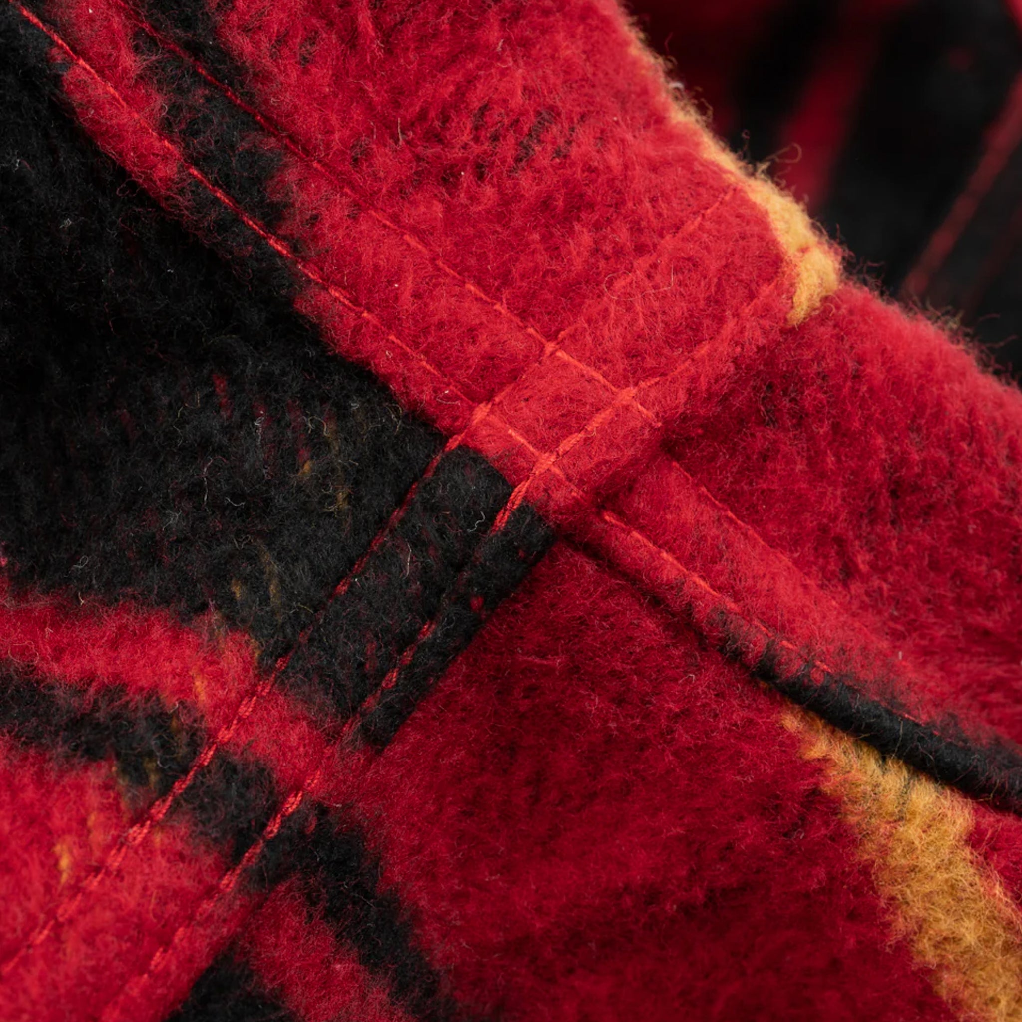 IHSH-433-RED Heavy Flannel Rider’s Overshirt - Red