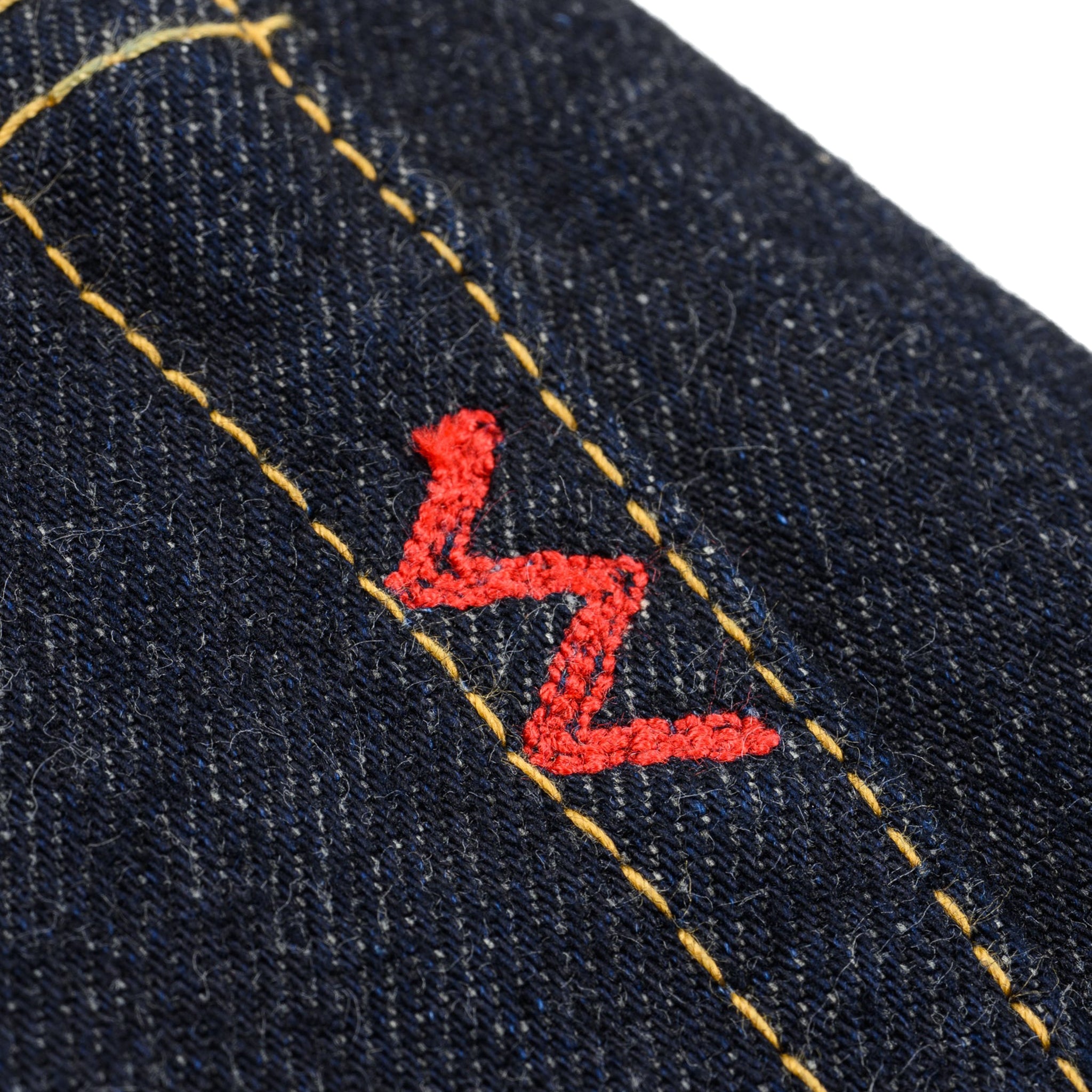 IH-555S-142 14oz Selvedge Denim Slim Cut Jeans - Indigo