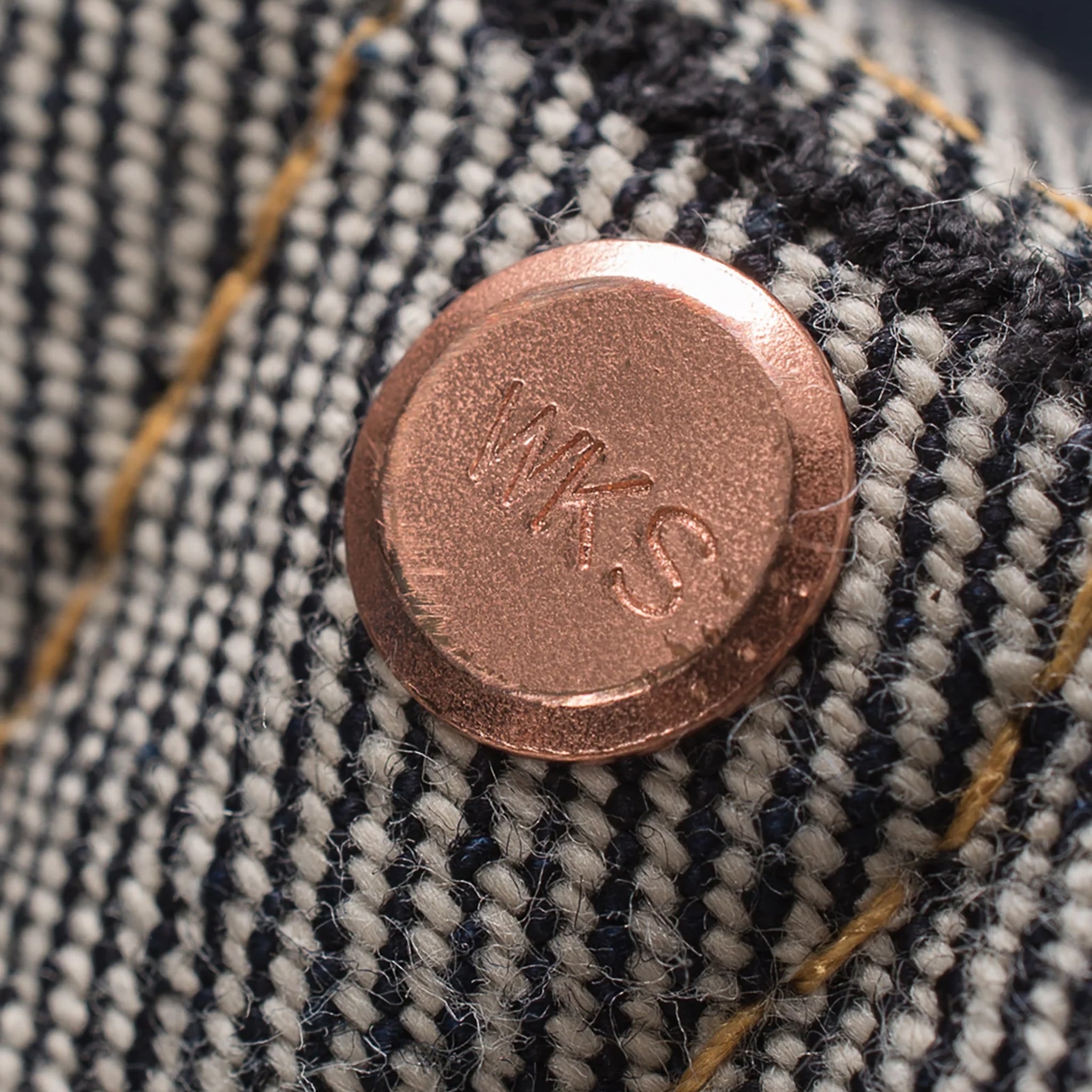 IH-634S-142 14oz Selvedge Denim Straight Cut Jeans - Indigo