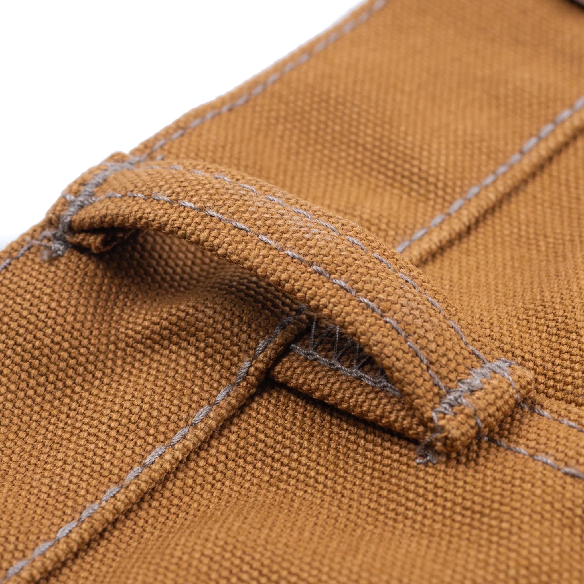IH-666D 17oz Duck Slim Straight Cut Jeans - Brown