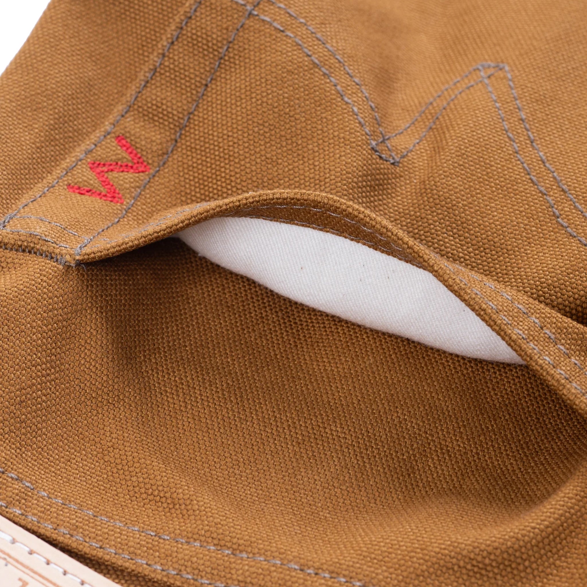 IH-888D 17oz Duck Medium/High Rise Tapered Cut Jeans - Brown