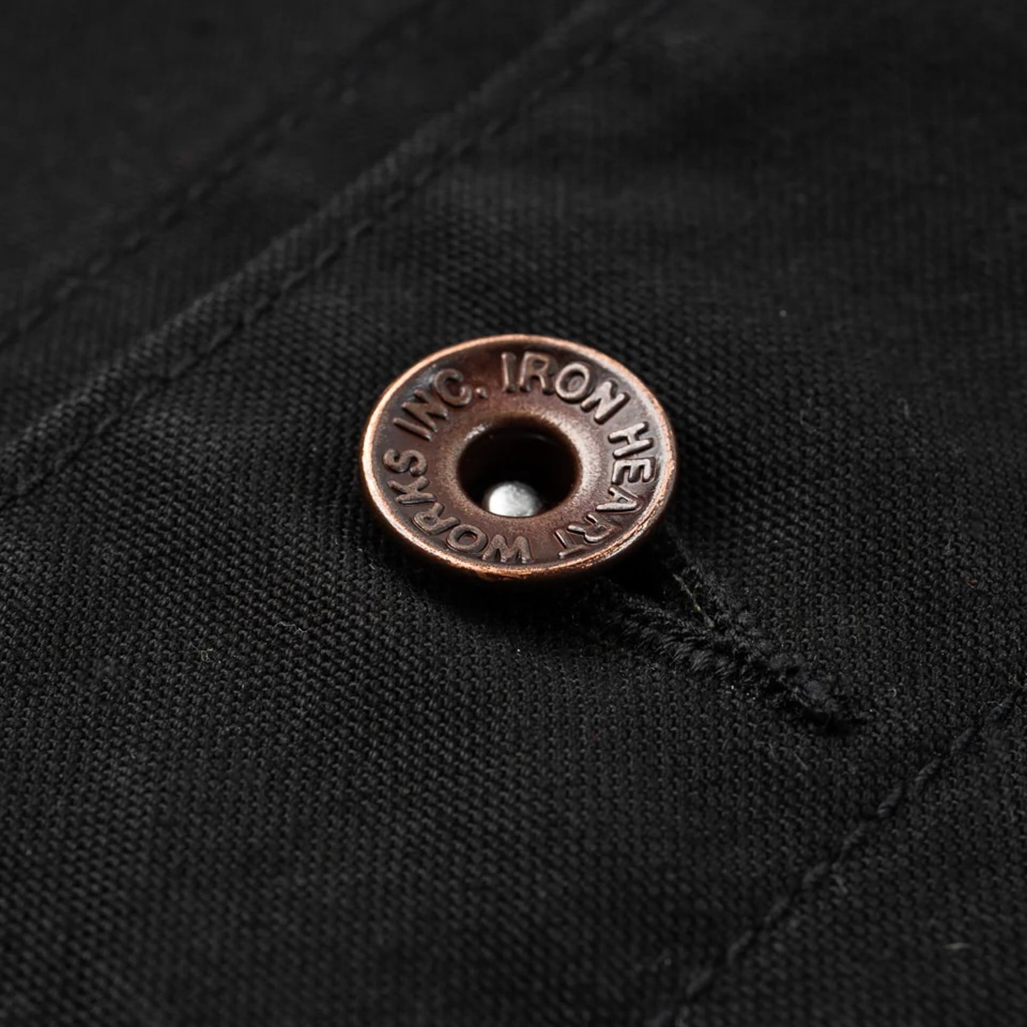 IHJ-148-BLK 10oz Kurashikizome® Organic Cotton Duck Chore Jacket - Black