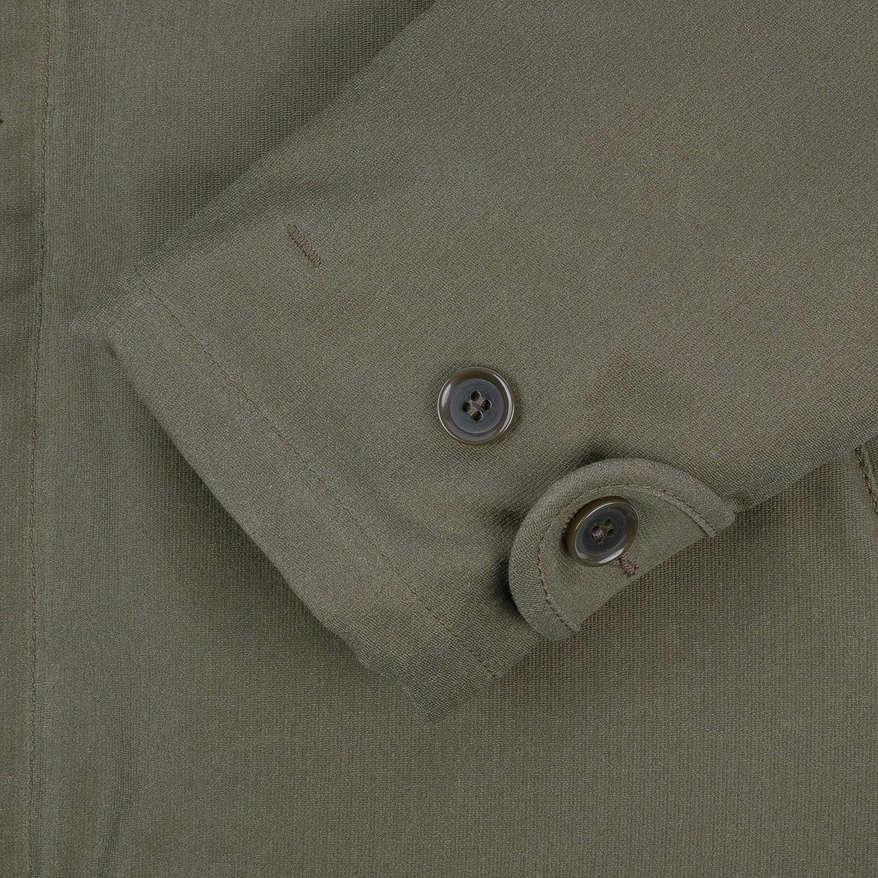 IHM-37-GRN Oiled Whipcord N1 Deck Jacket - Army Green