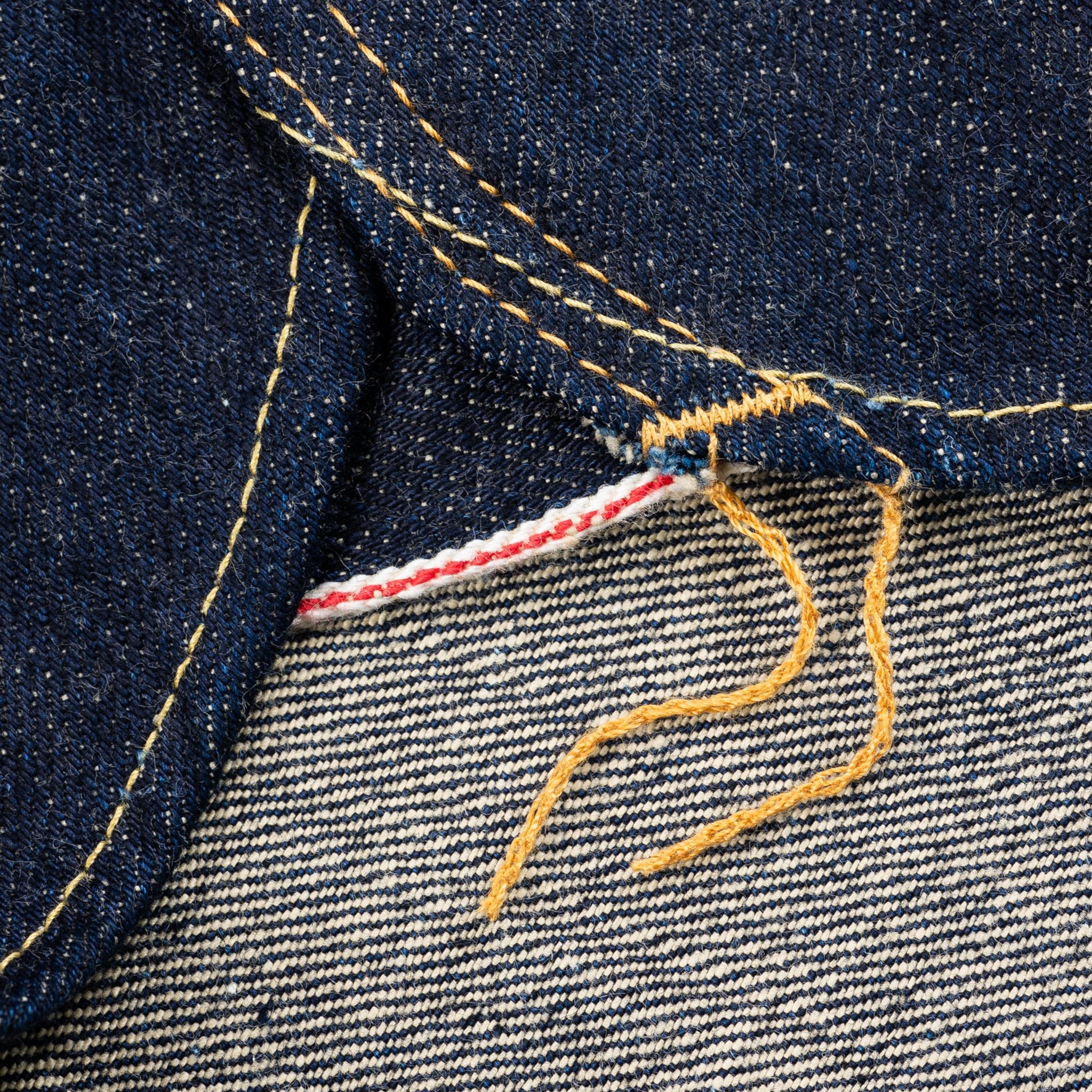 IHSH-292-IND 18oz Vintage Selvedge Denim CPO Shirt - Indigo