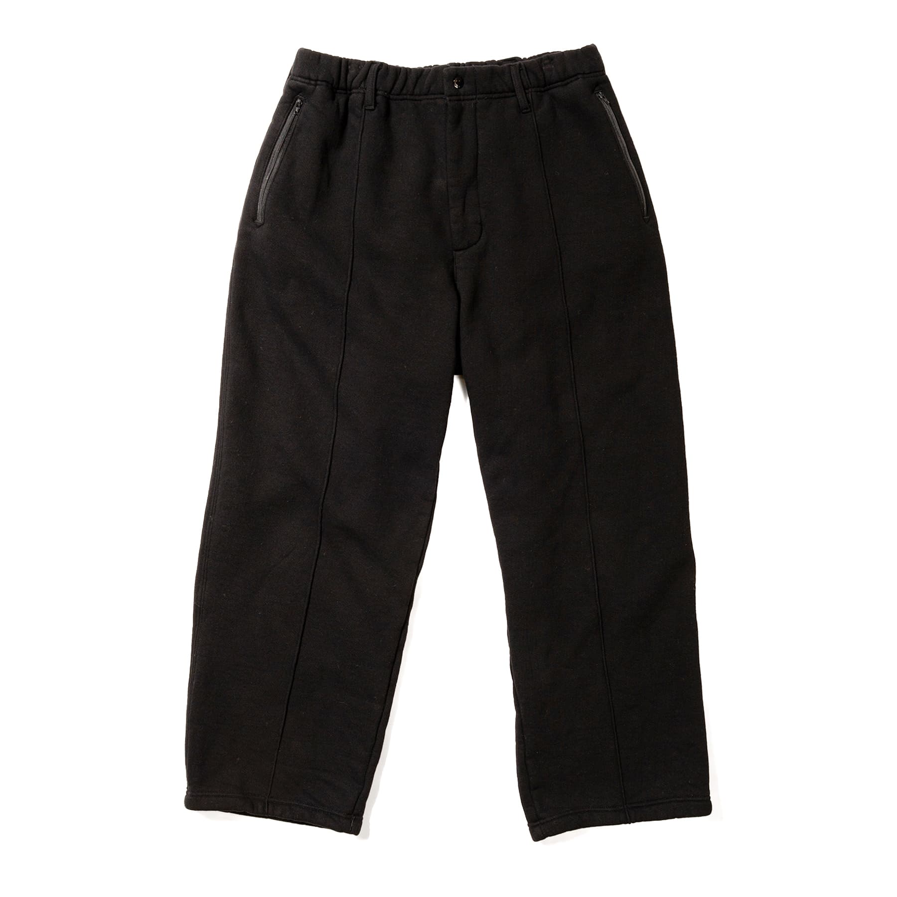 Engineered Garments Knit Leisure Pant Black 12oz Cotton Fleece 