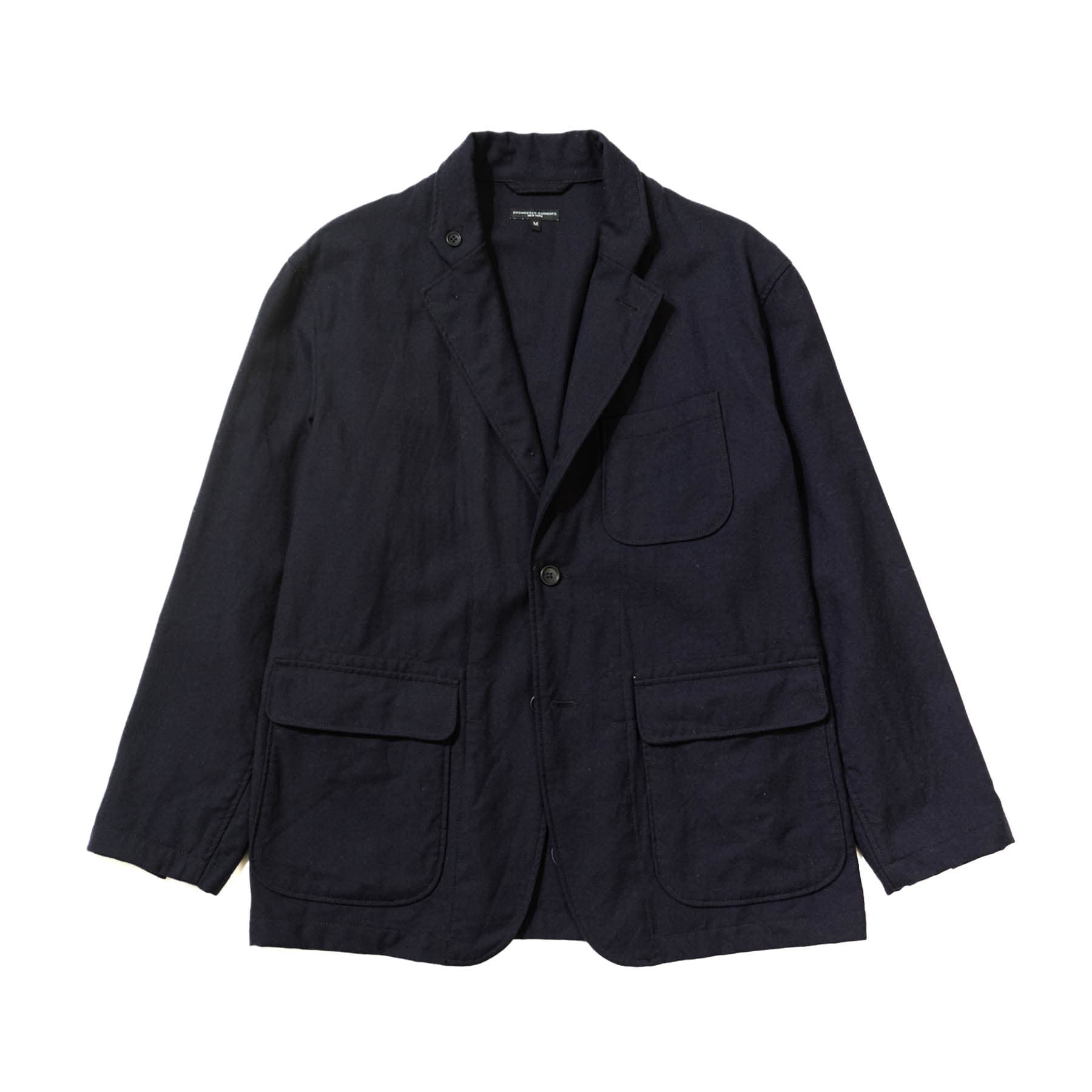 Engineered Garments Loiter Jacket Dark Navy Wool Uniform Serge 
