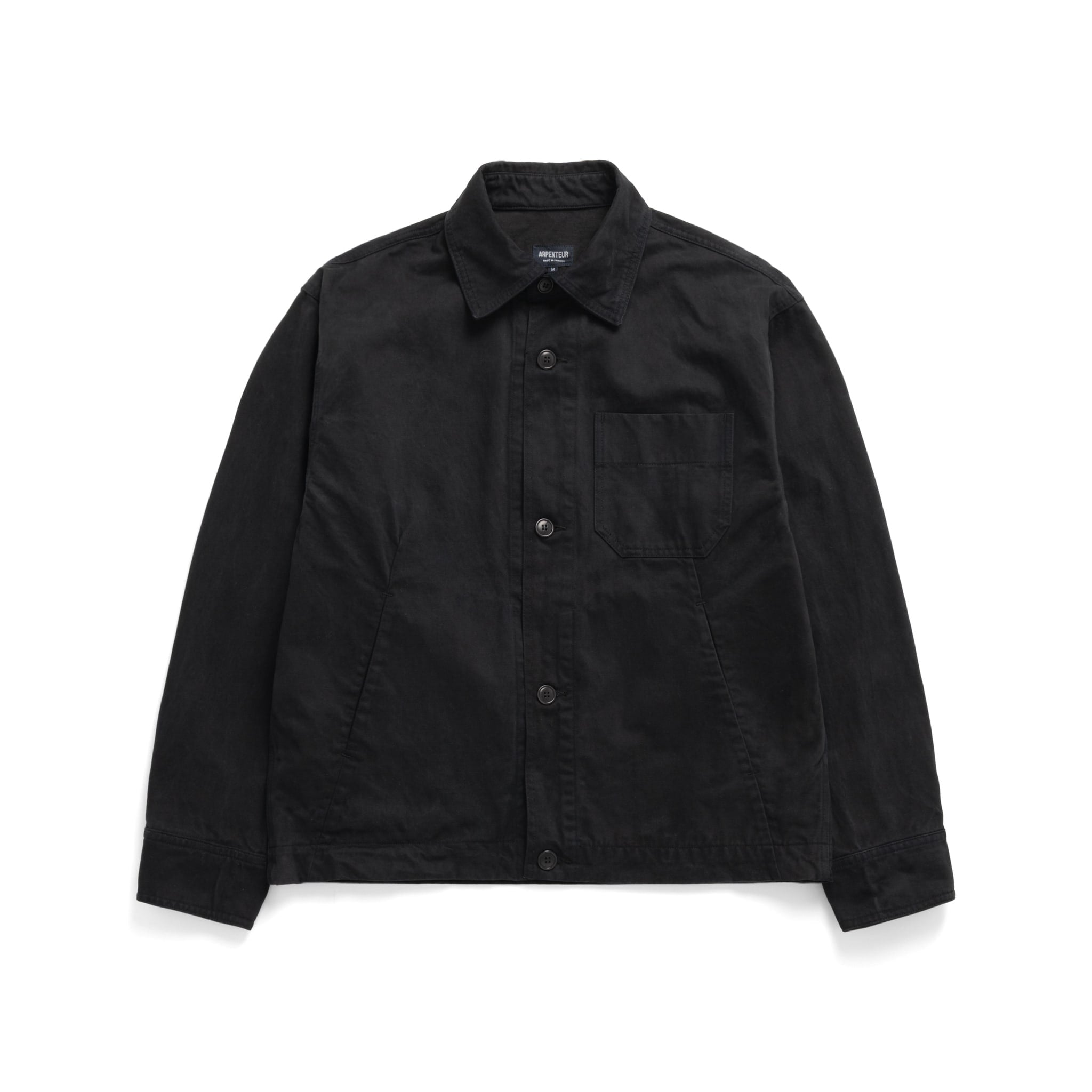 Arpenteur Lux J Garment Dye Moleskin Jacket Black | BlackBlue