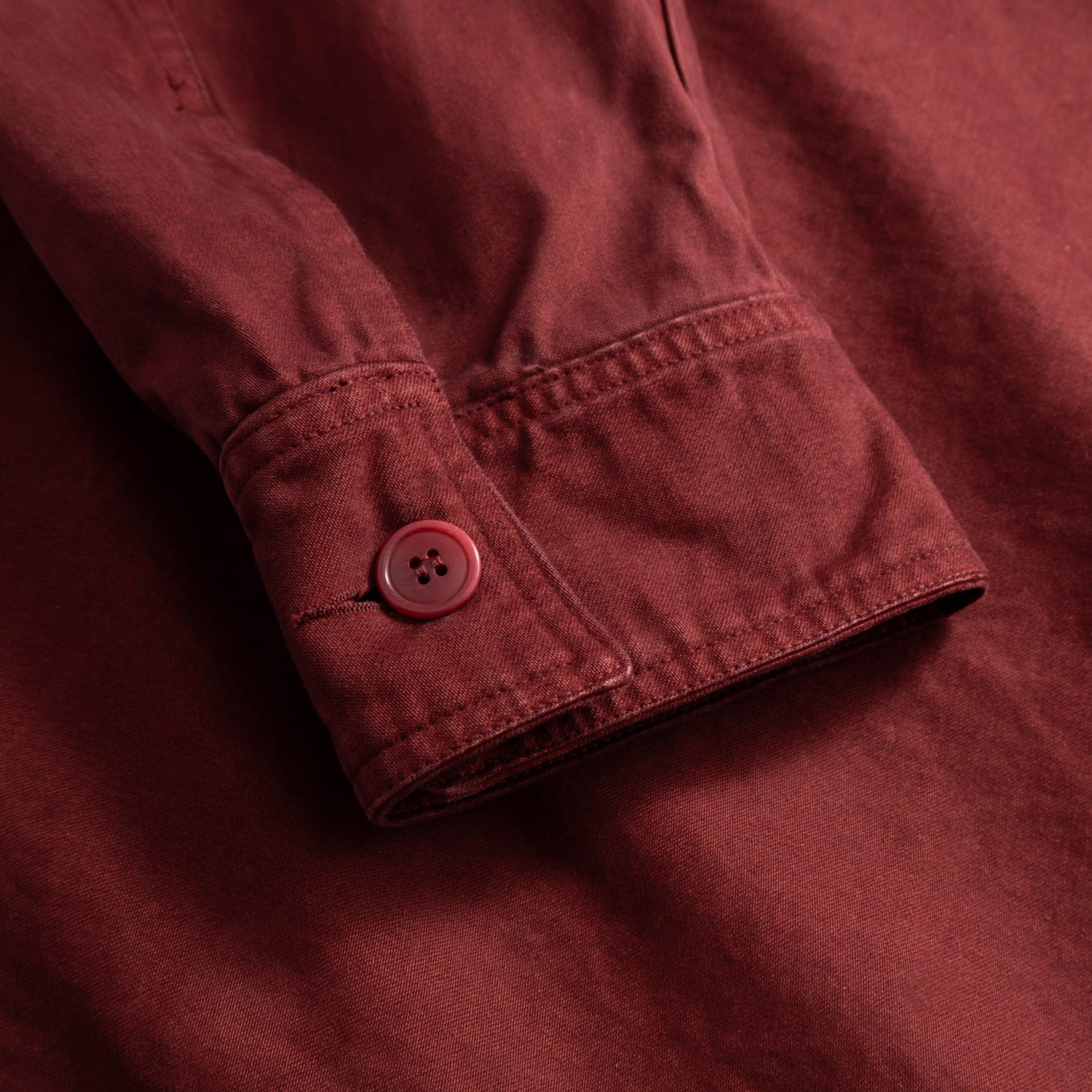Lux J Garment Dye Moleskin Jacket - Red