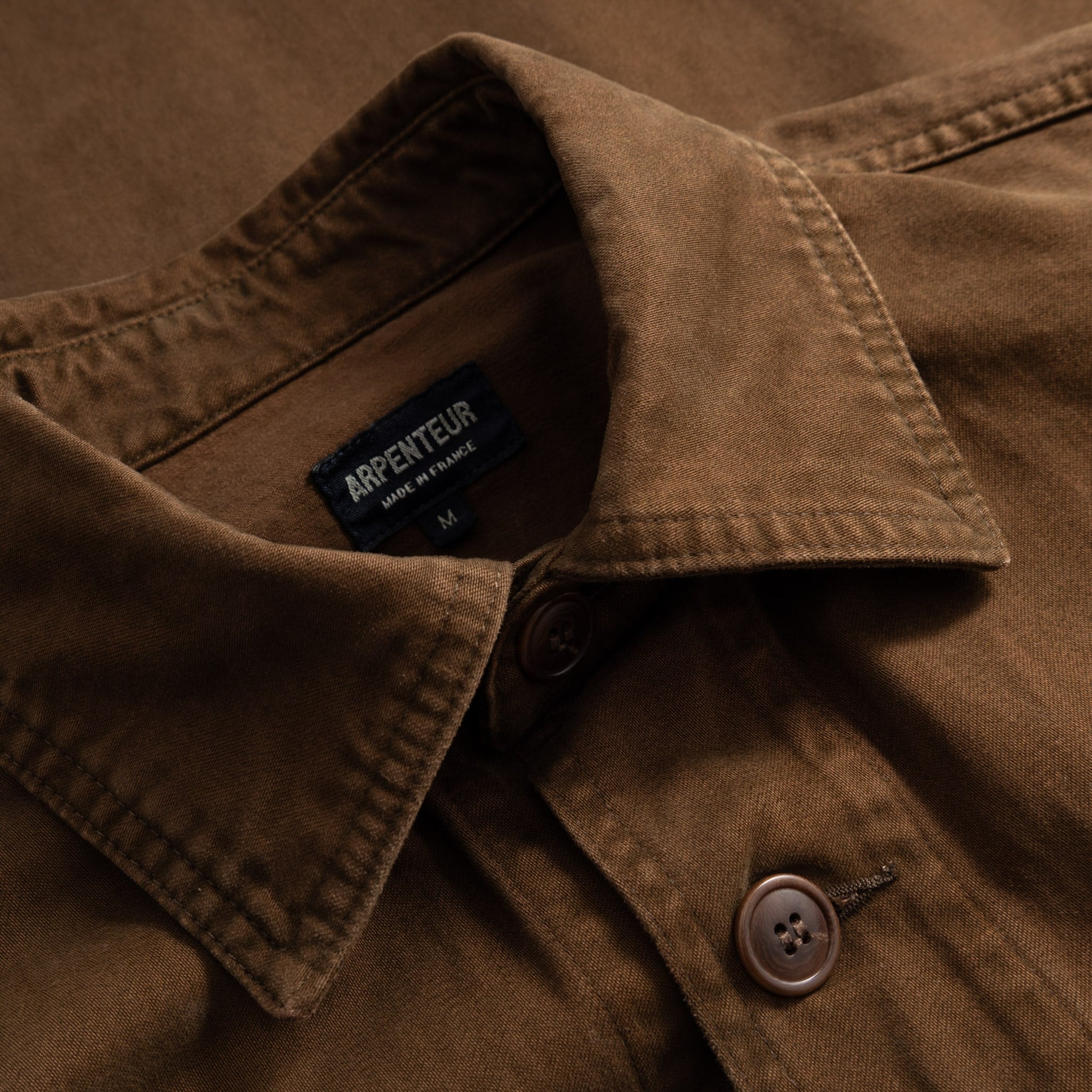Lux J Garment Dye Moleskin Jacket - Tobacco