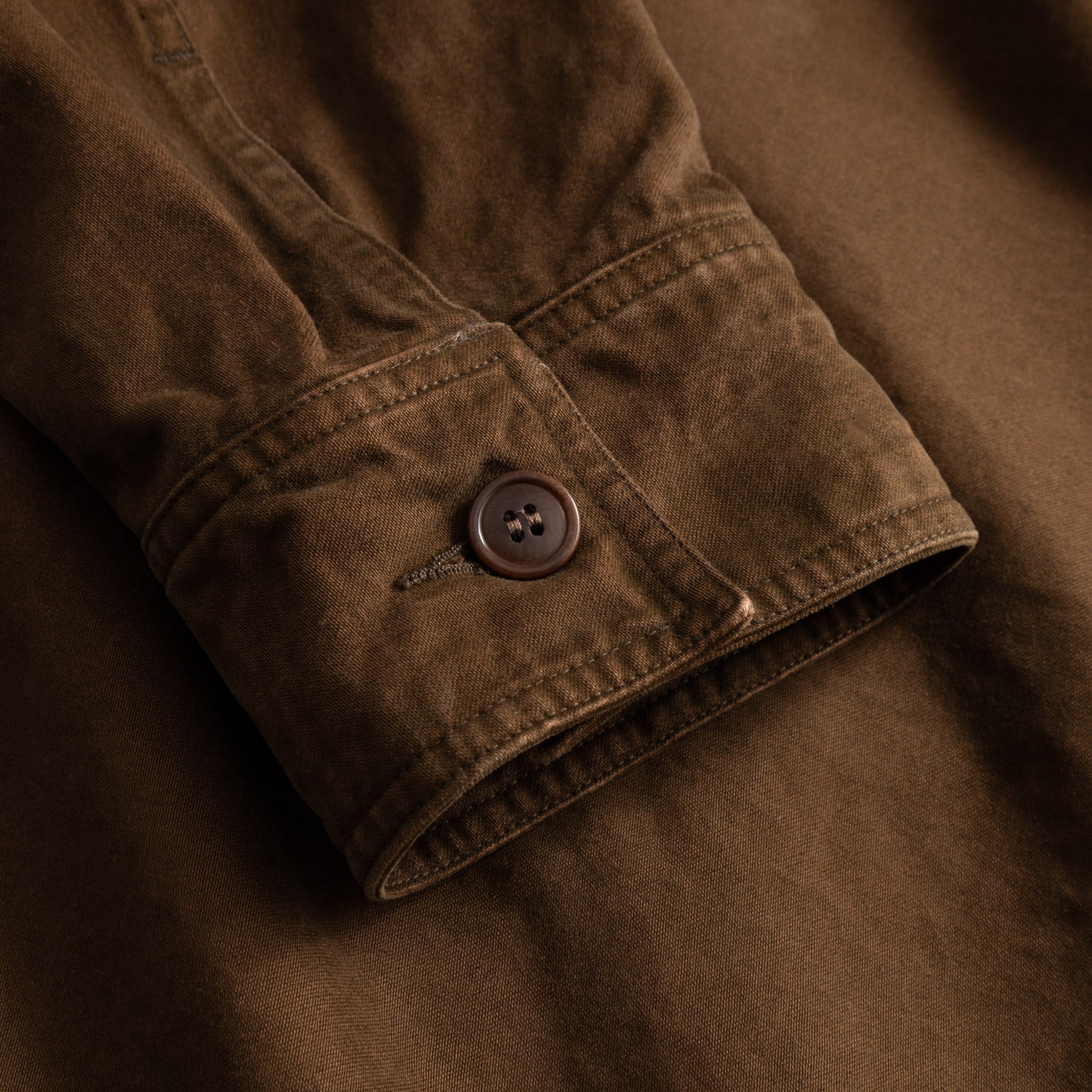Lux J Garment Dye Moleskin Jacket - Tobacco