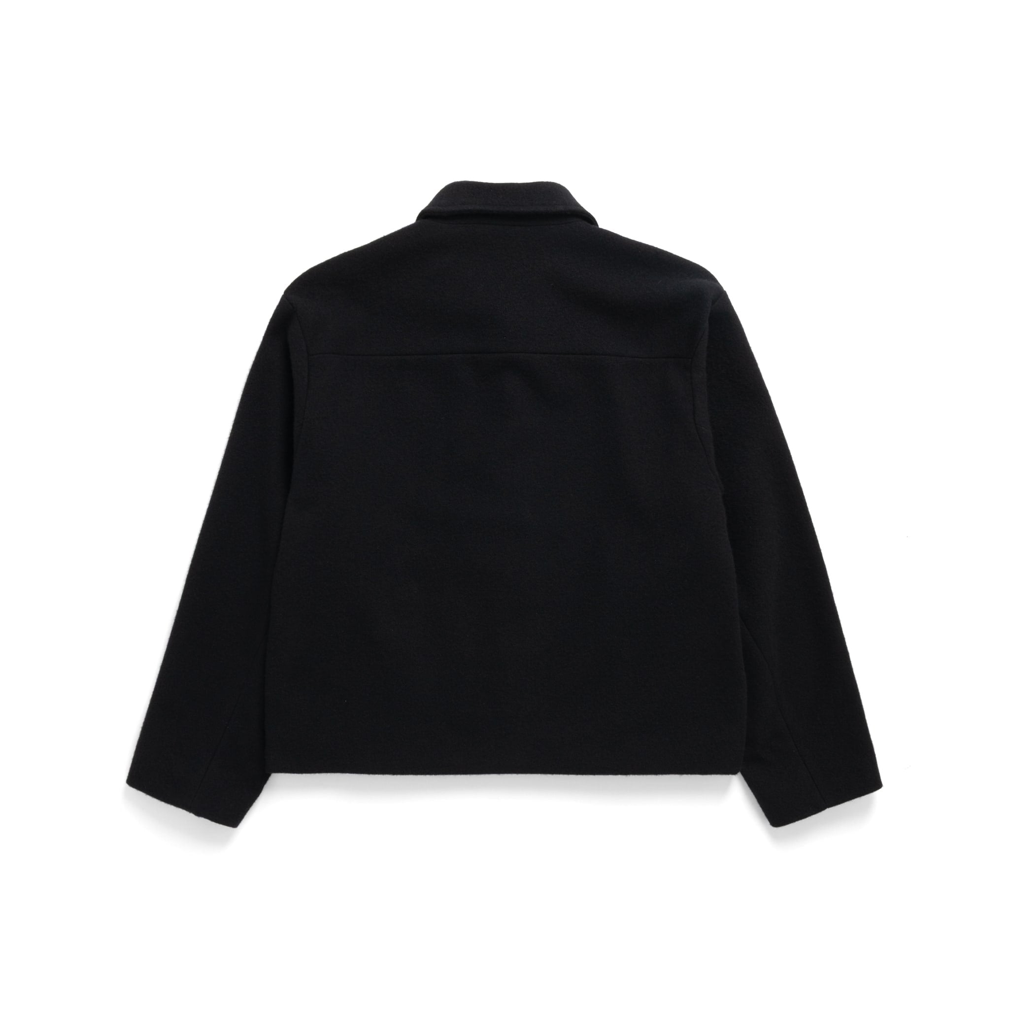 Lux J' 120s Shaggy Wool Jacket - Black