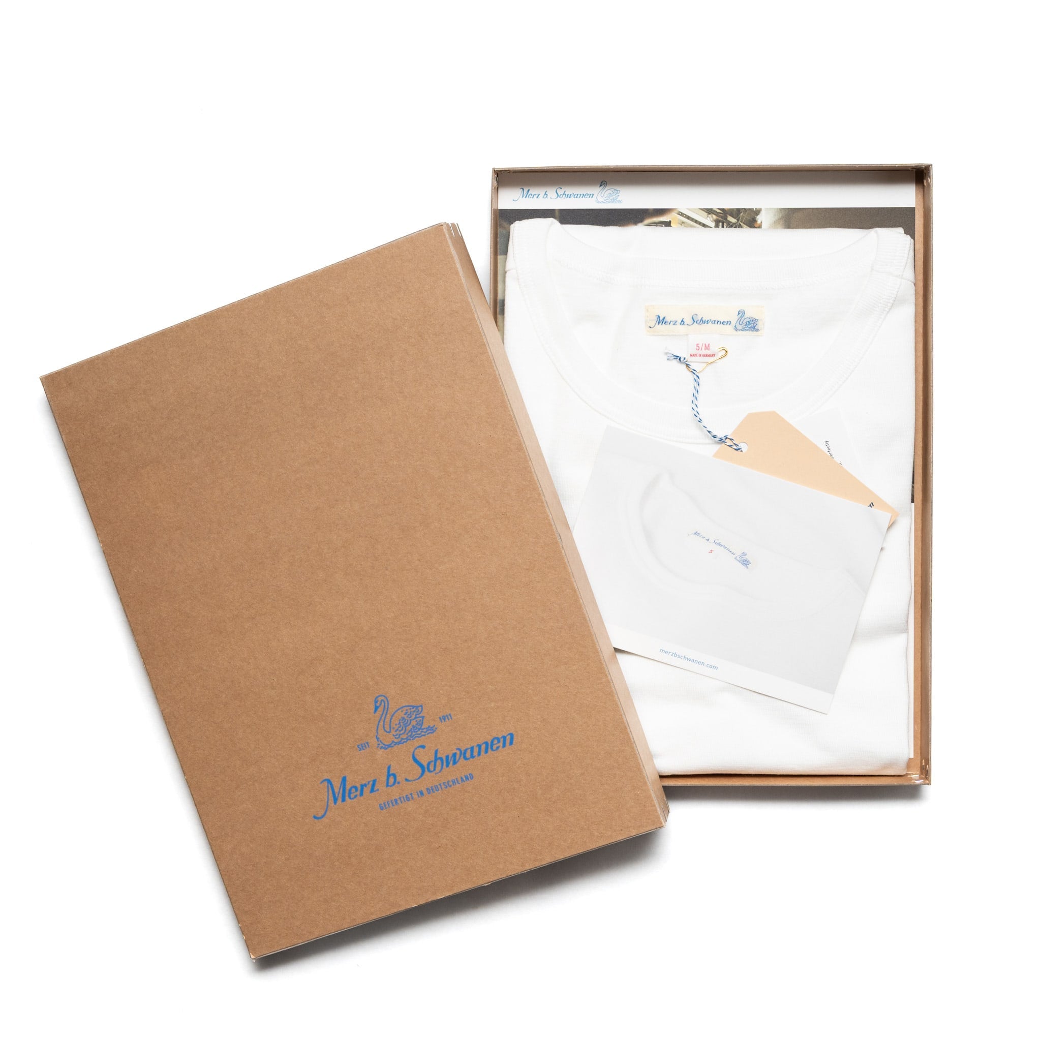 215.01 Classic Fit 7.2oz Loopwheeled T-shirt - White