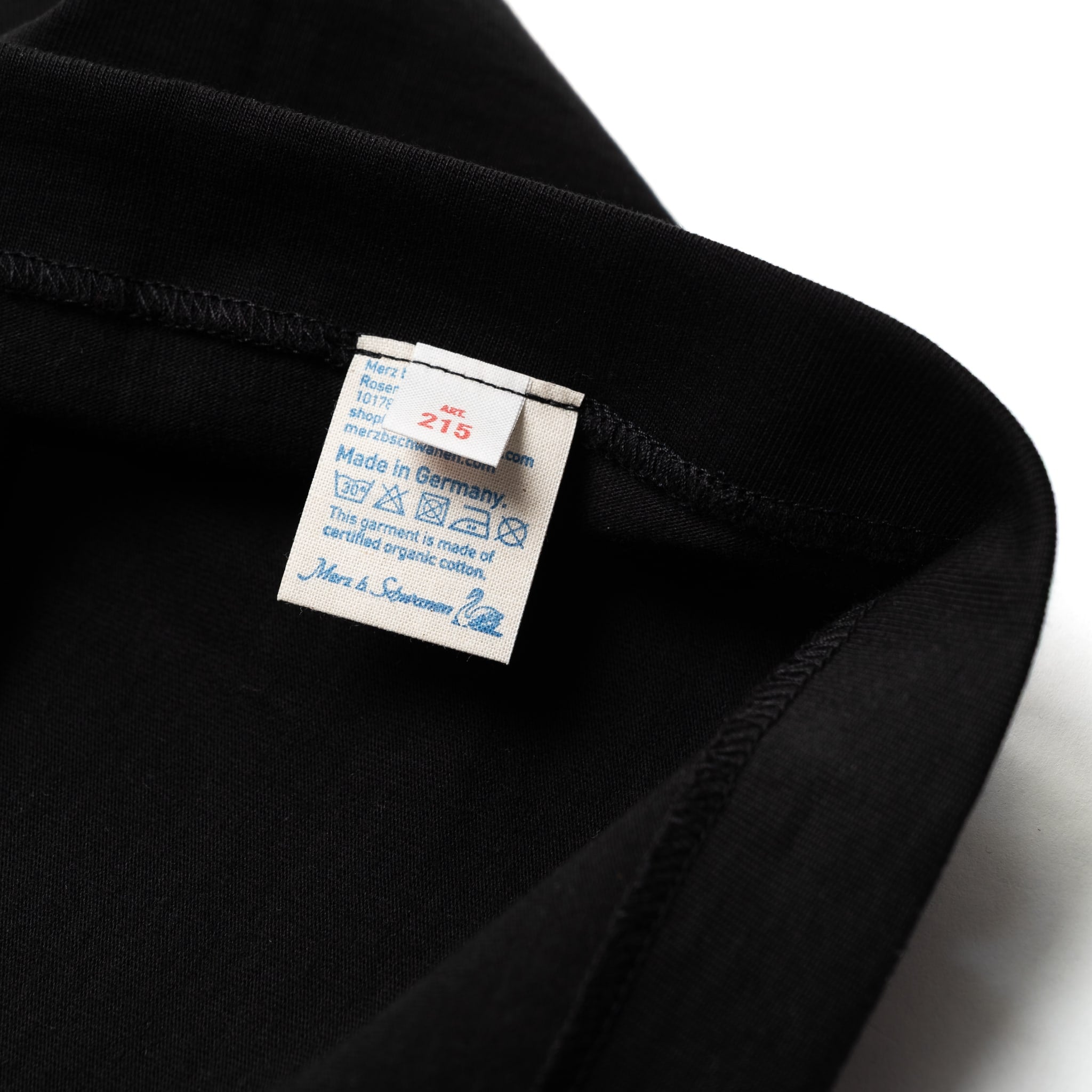 215.99 Classic Fit 7.2oz Loopwheeled T-shirt - Black