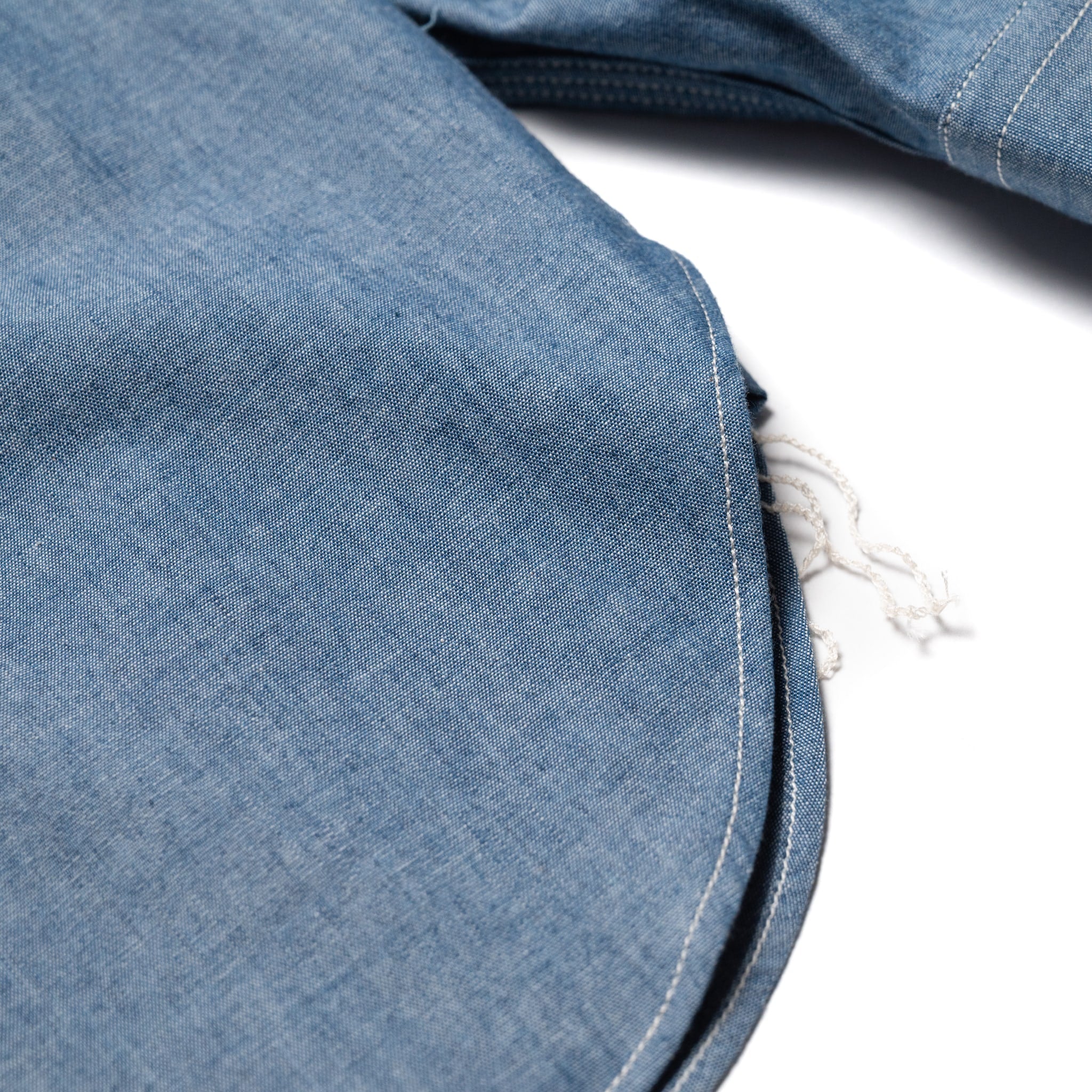 MALS1001 Triple Stitch L/S Chambray Shirt