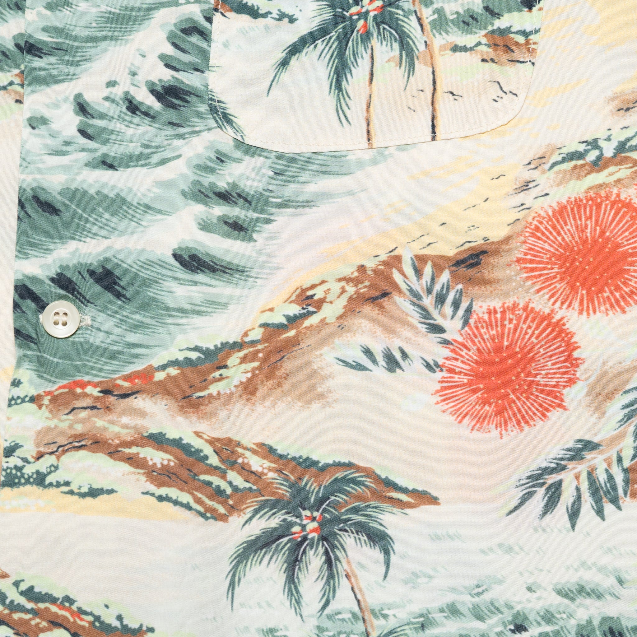 Hawaiian Shirt - Ecru