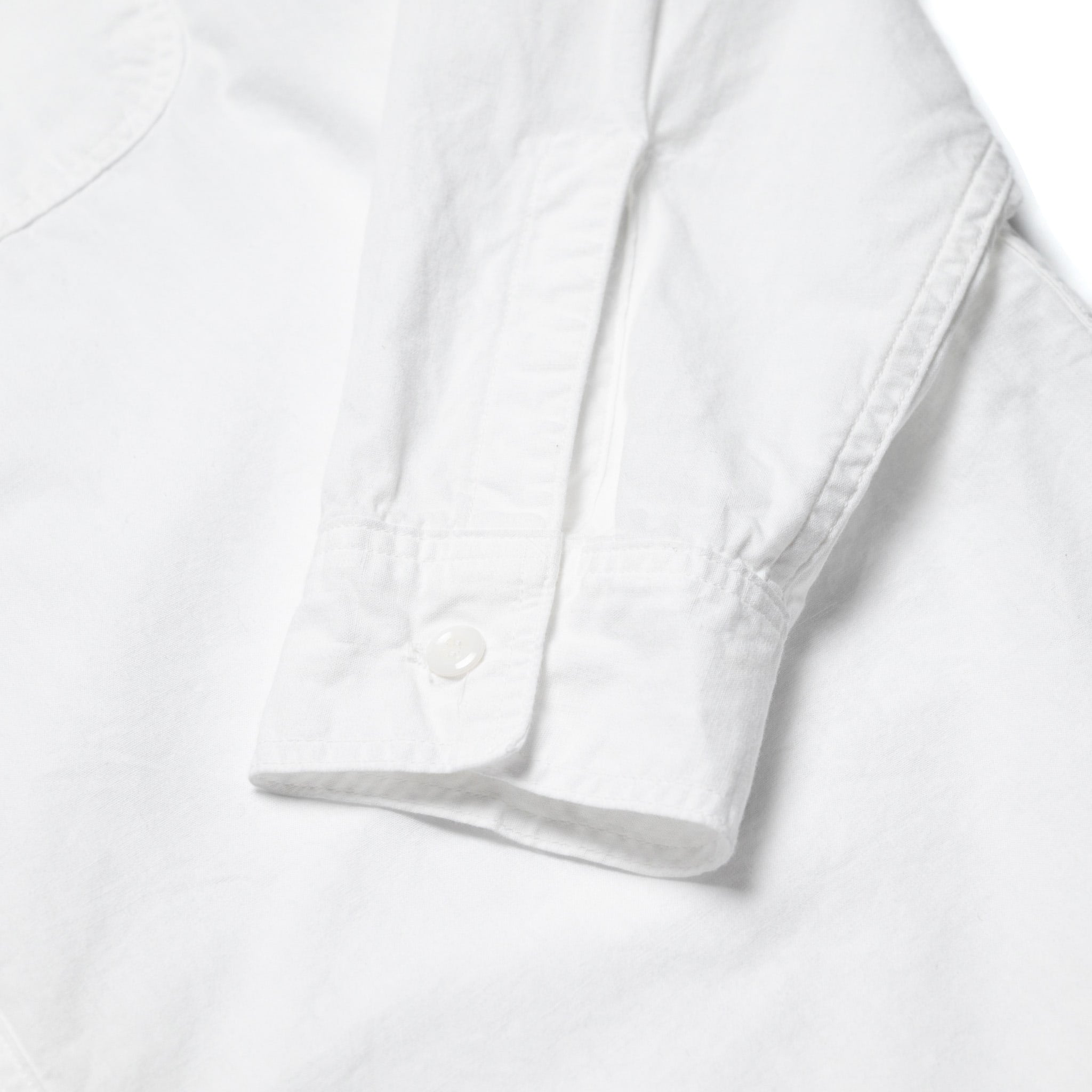 Relax Fit Chambray Work Shirt - White