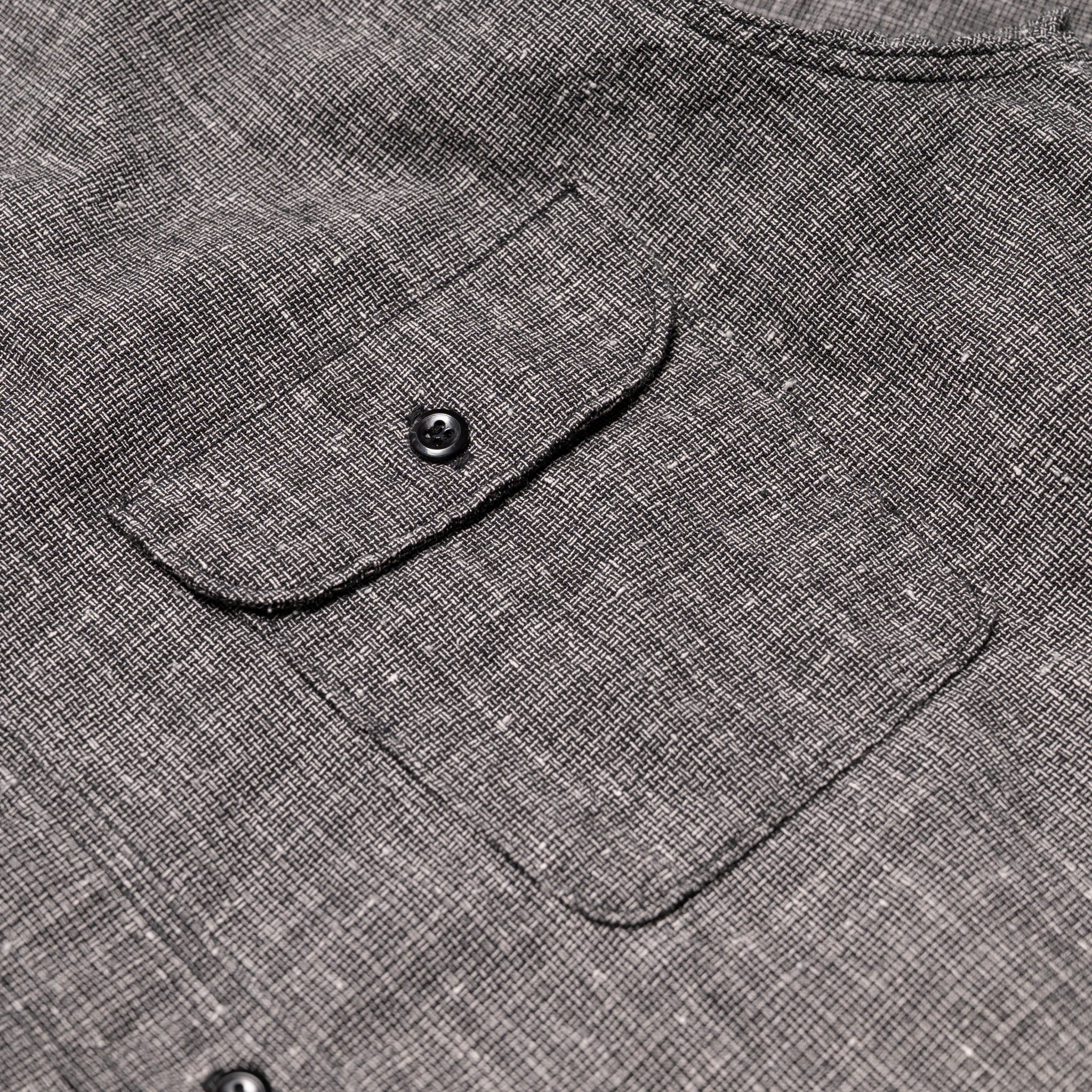 Relax Fit Work Shirt - Black Check