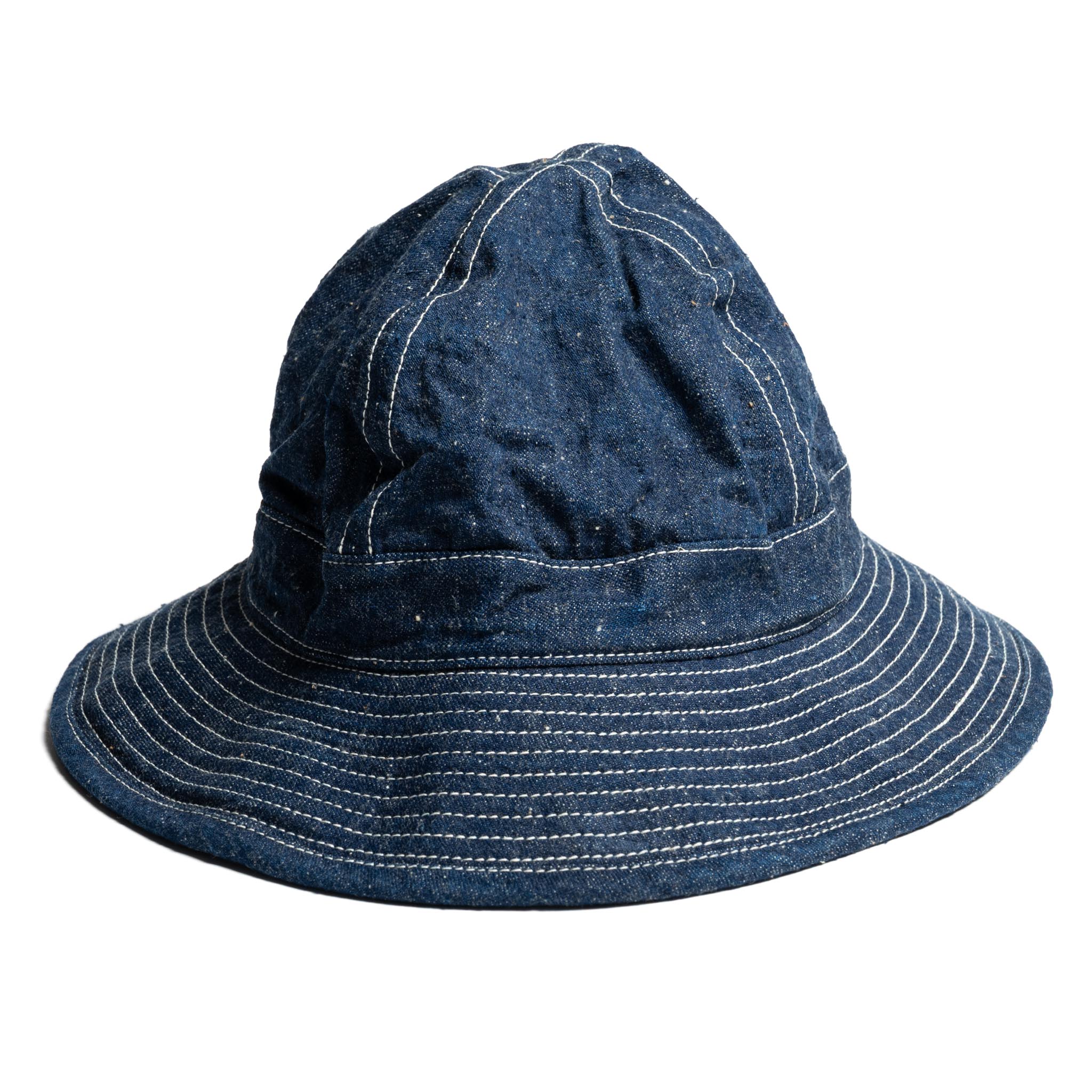 orSlow 03-001-81W US Navy Hat Denim One Wash | BlackBlue