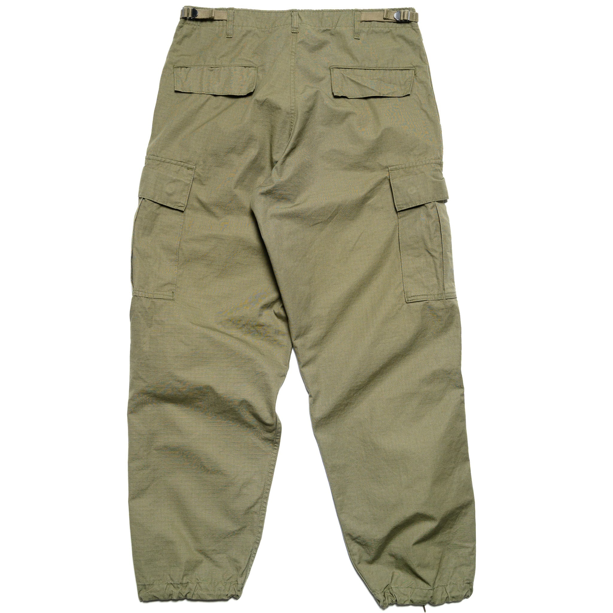 Vintage Fit 6 Pocket Cargo Pants - Army Green