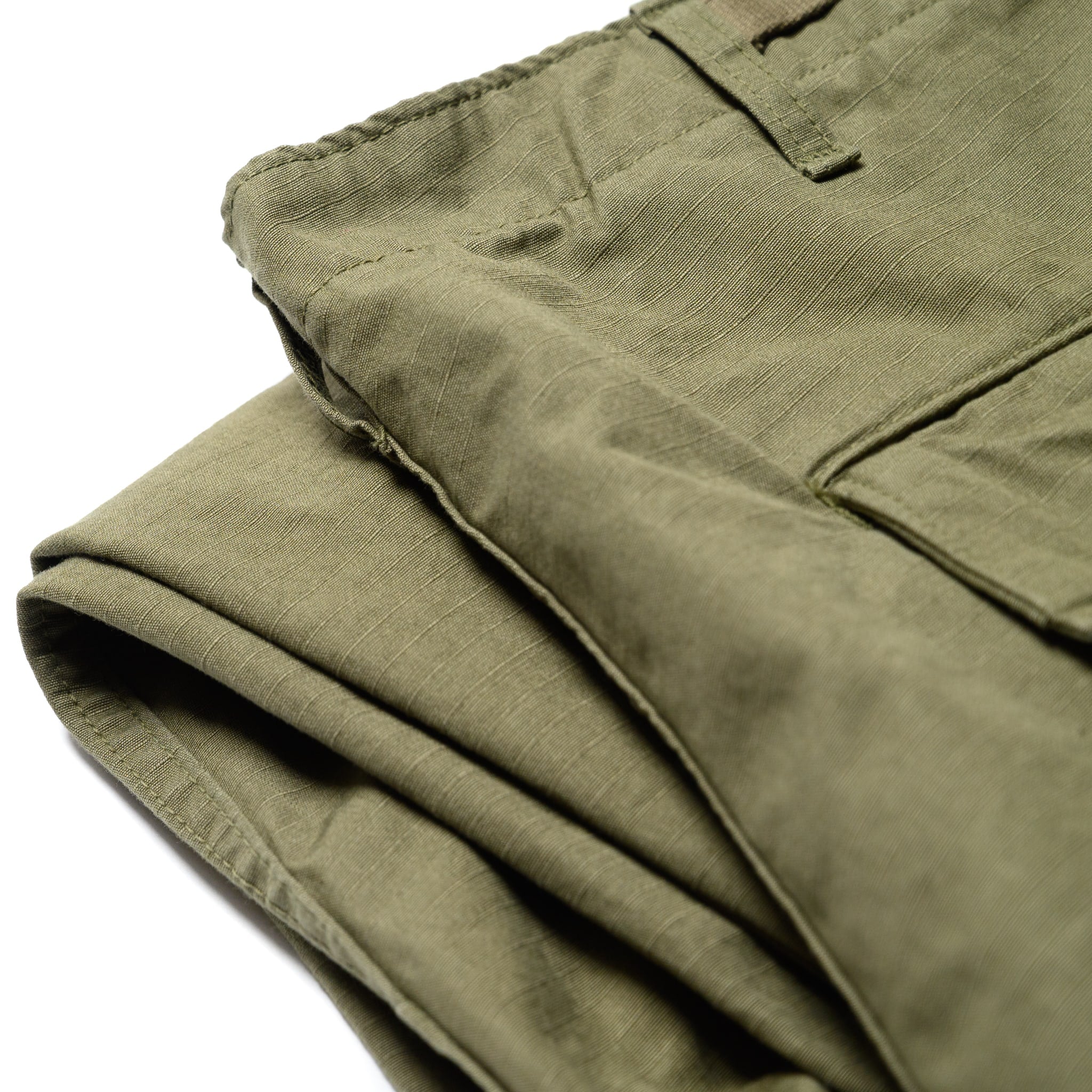 Vintage Fit 6 Pocket Cargo Pants - Army Green