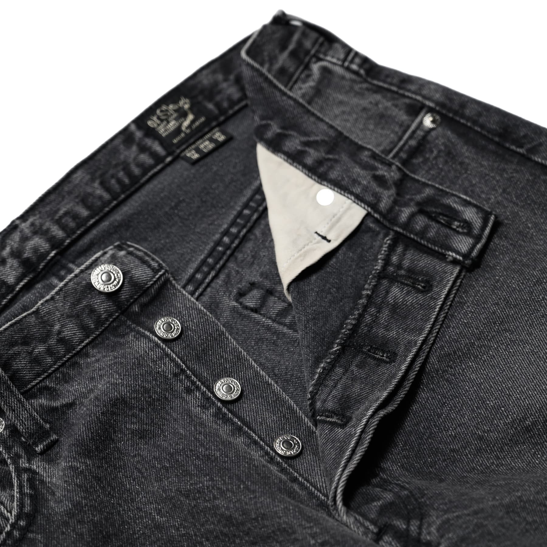 105 90's Denim - Black Denim Stonewash