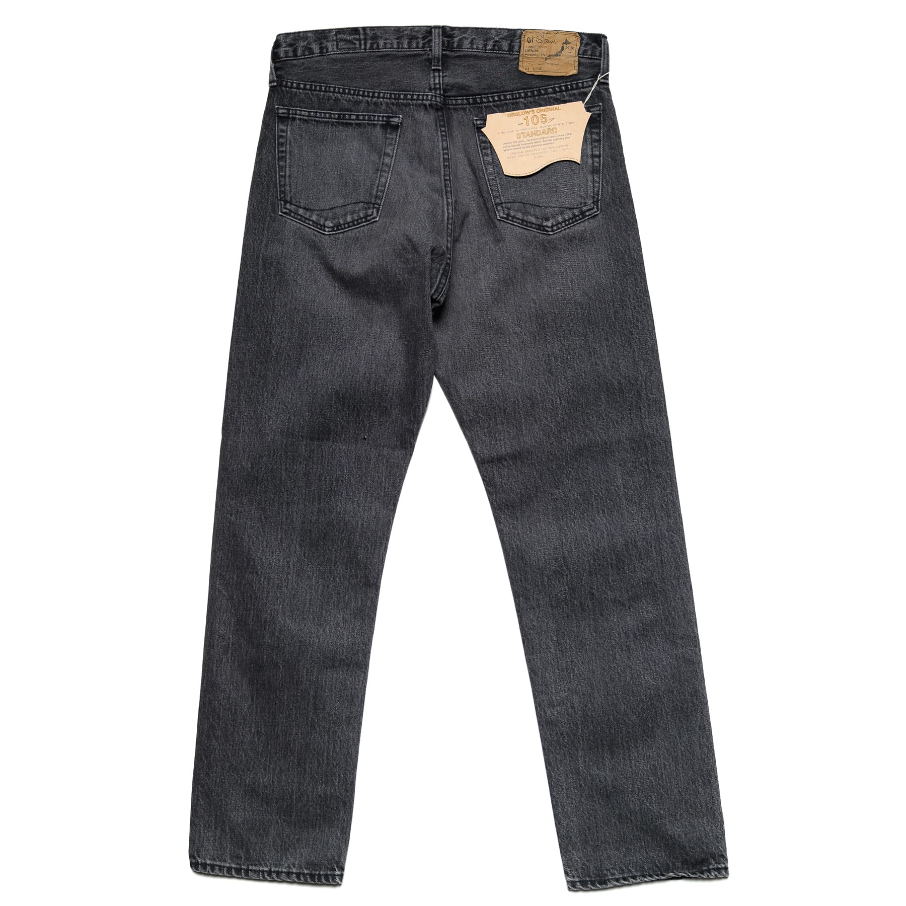 105 90's Denim - Black Denim Stonewash