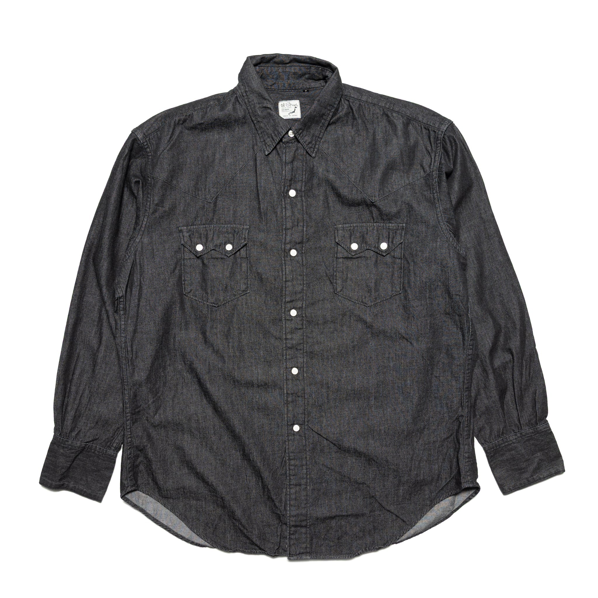 Black Denim Western Shirt