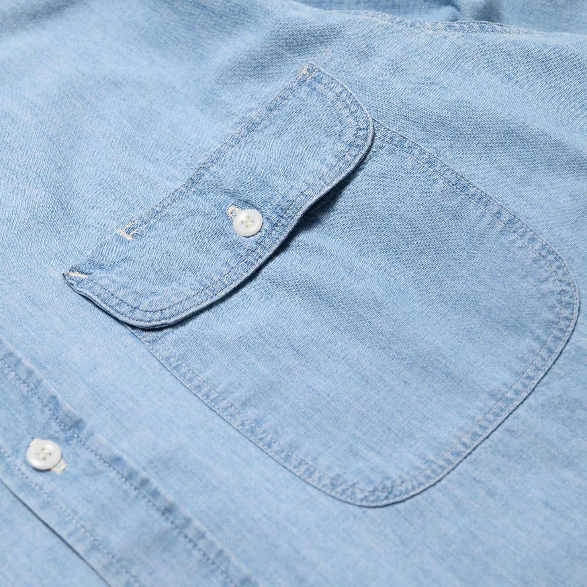 Chambray Work Shirt - Bleached