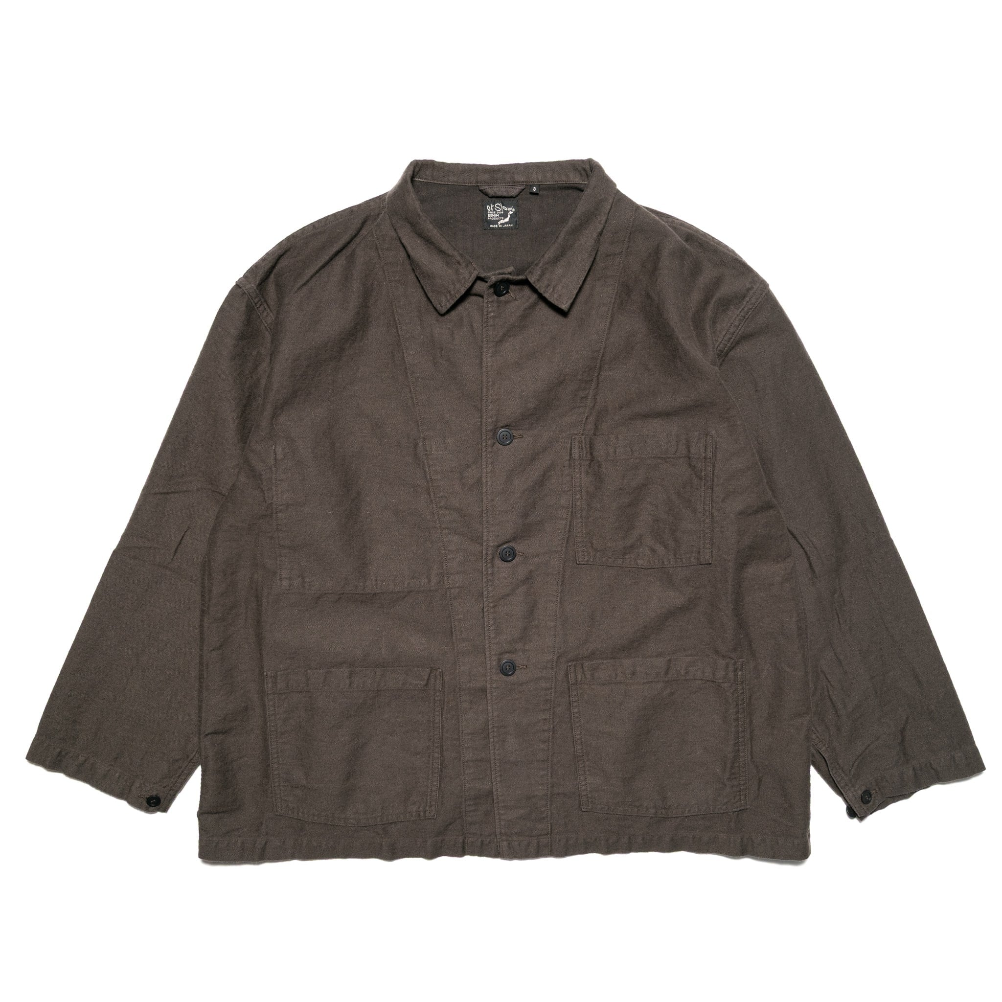 CL Moleskin Relax Fit Simple Work Jacket - Charcoal Grey