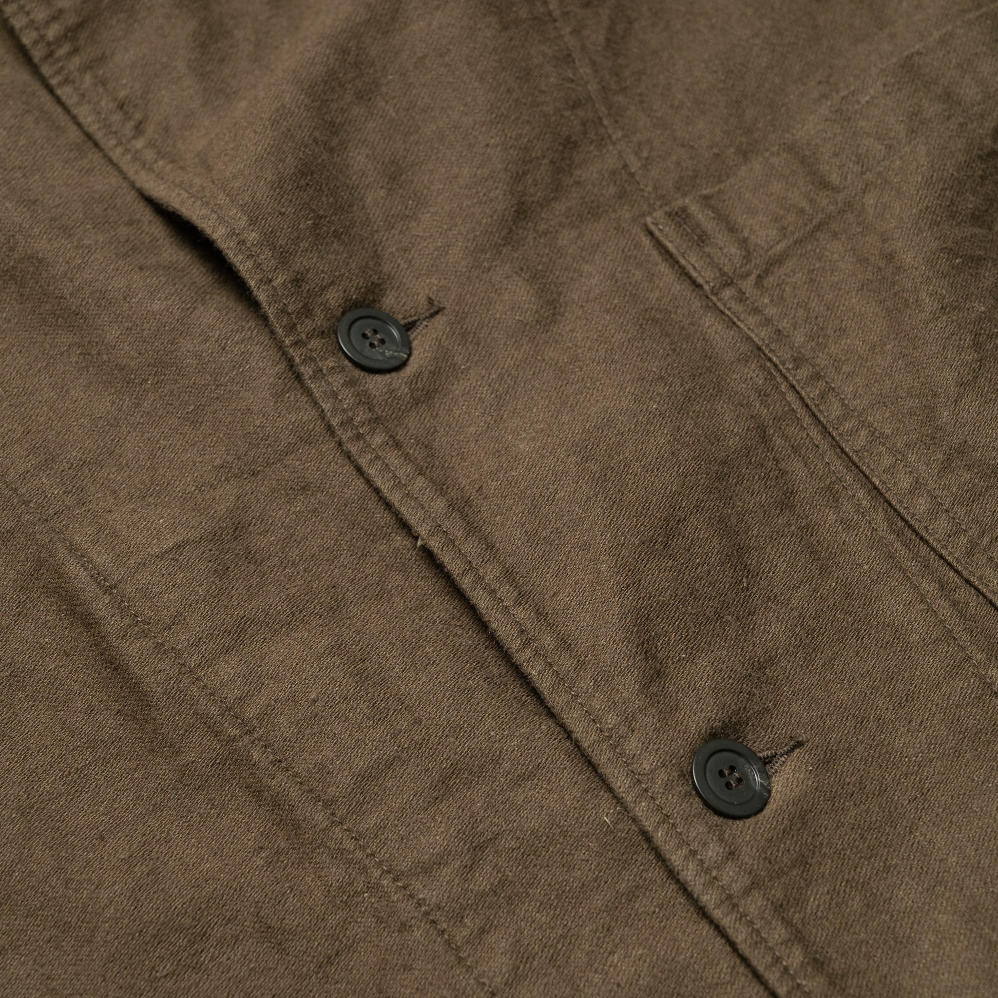 CL Moleskin Relax Fit Simple Work Jacket - Coffee Brown