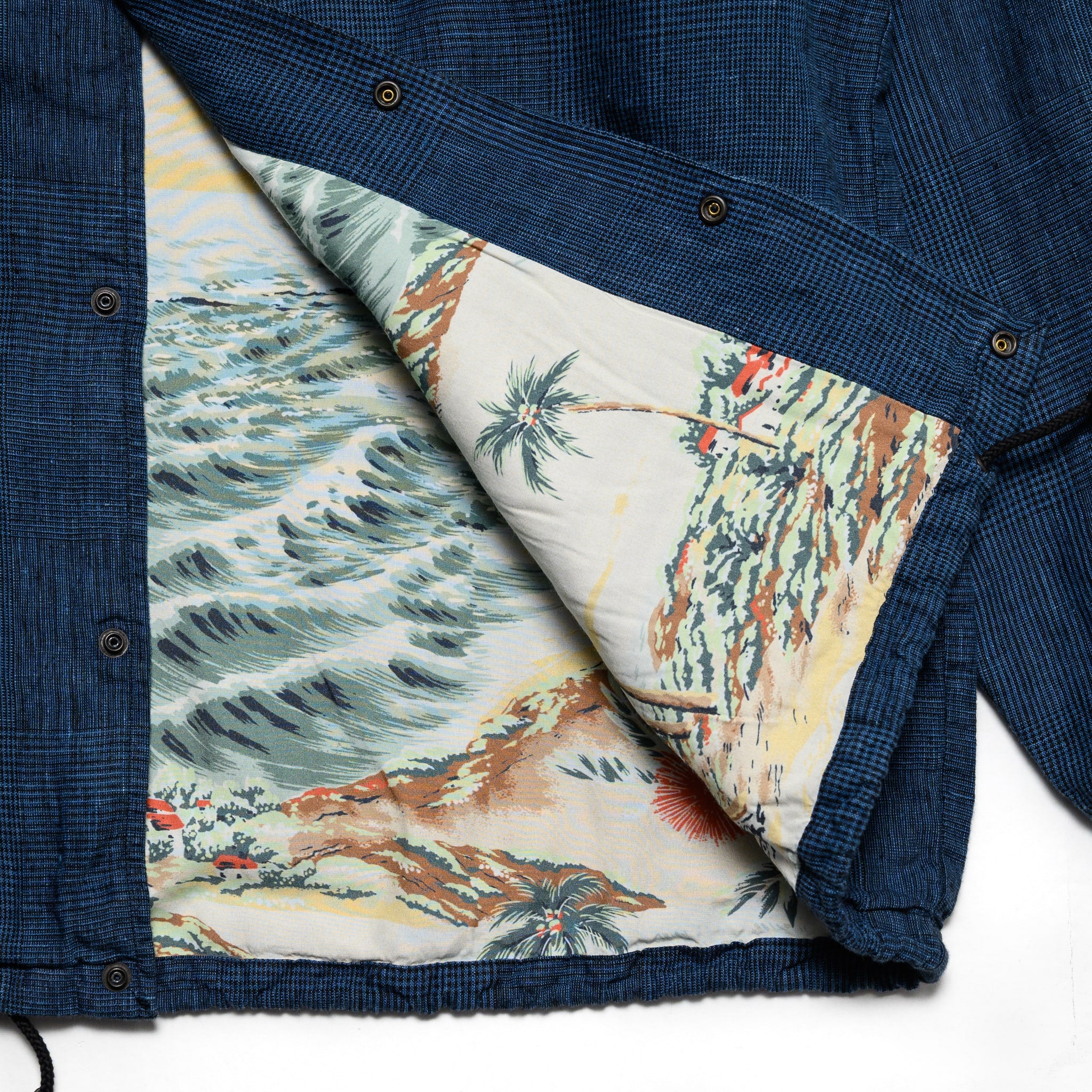 Coach Jacket - Indigo Check