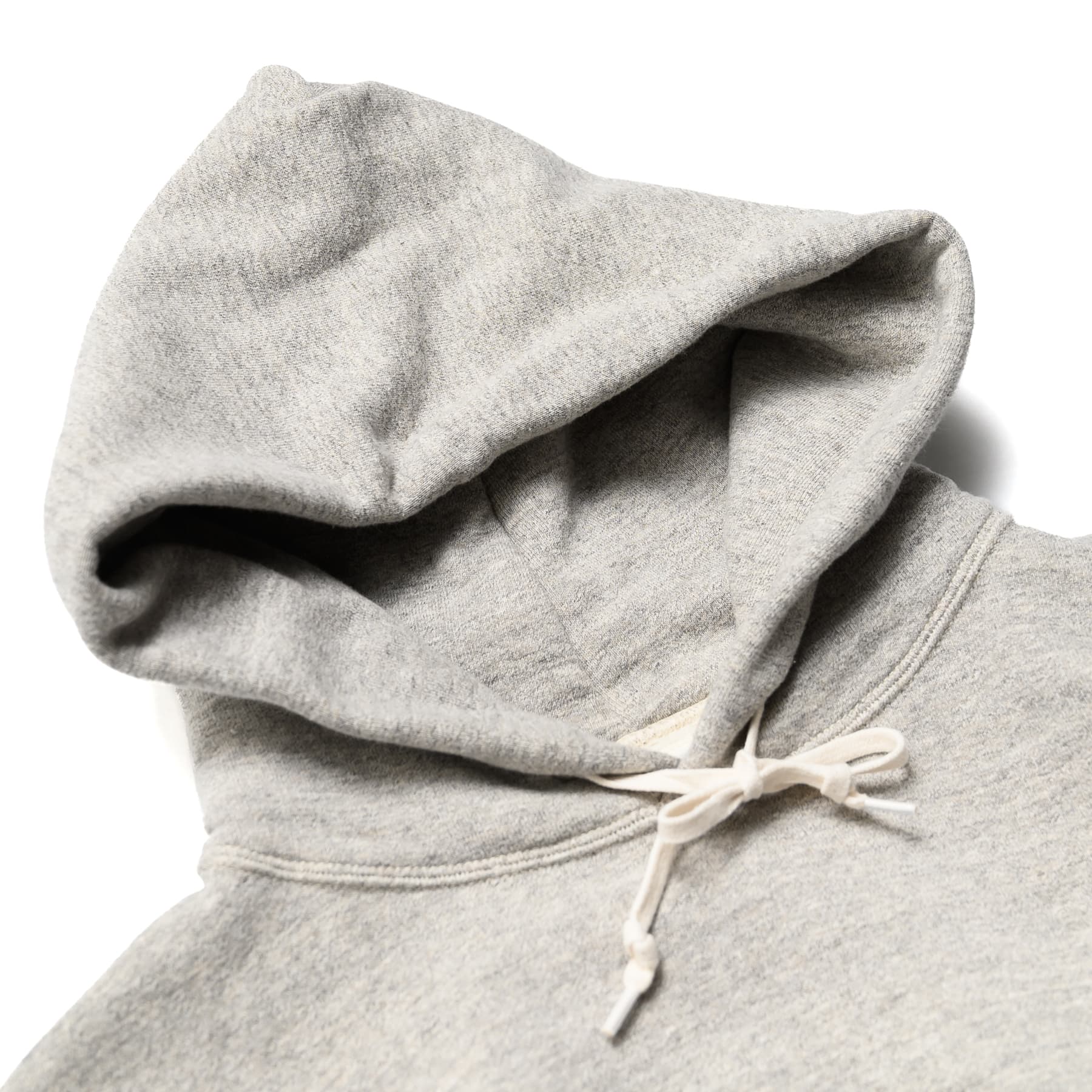 Loop Wheel Hooded Sweatshirt - Heather Gray