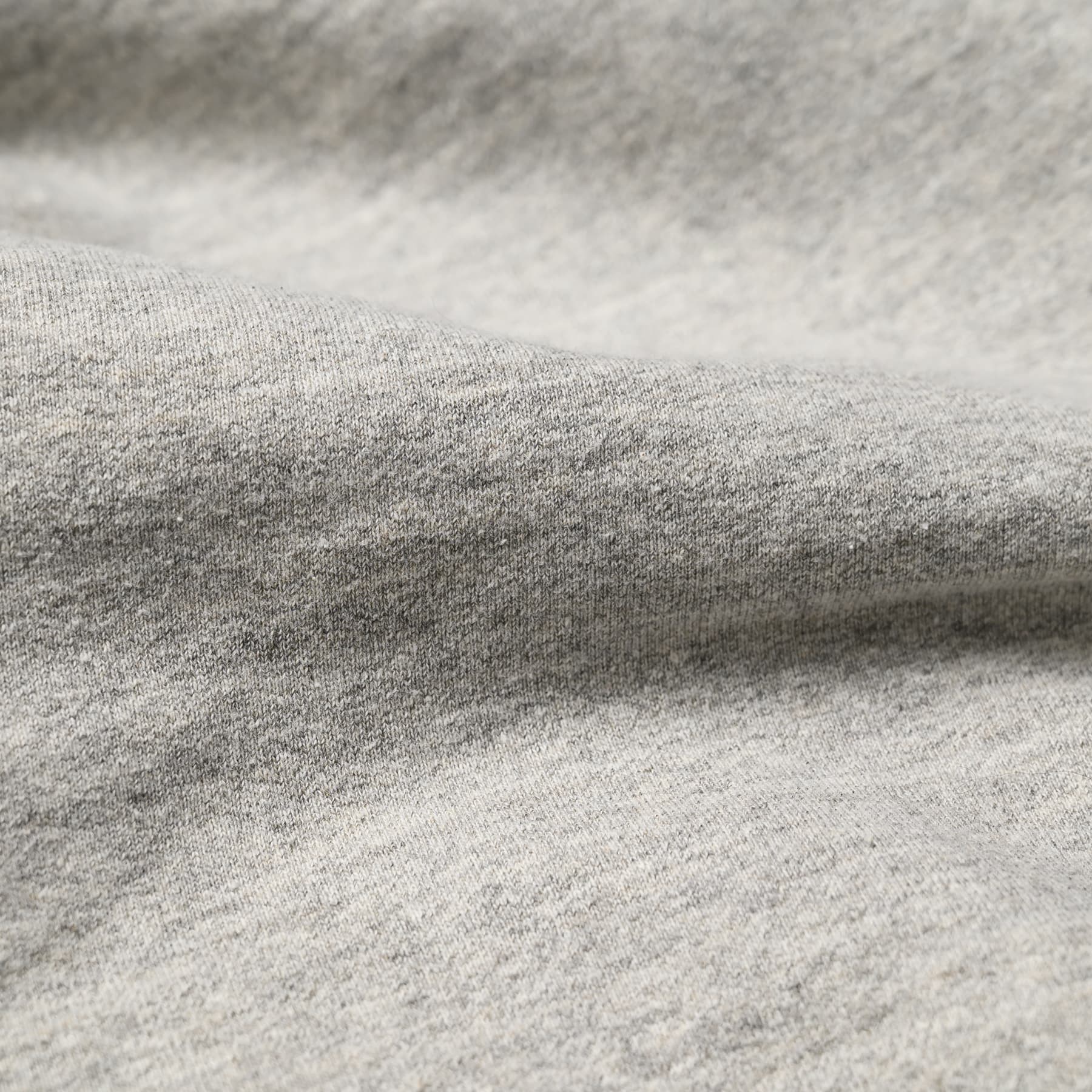 Loop Wheel Hooded Sweatshirt - Heather Gray