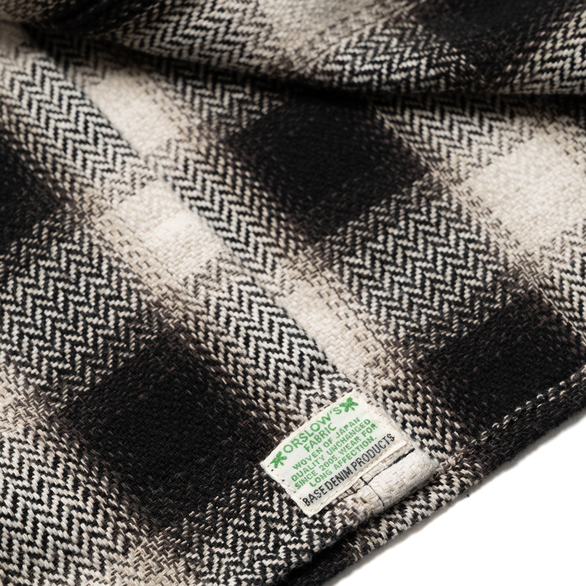 OC Relax Fit Heavyweight Flannel Shirt - Black Check