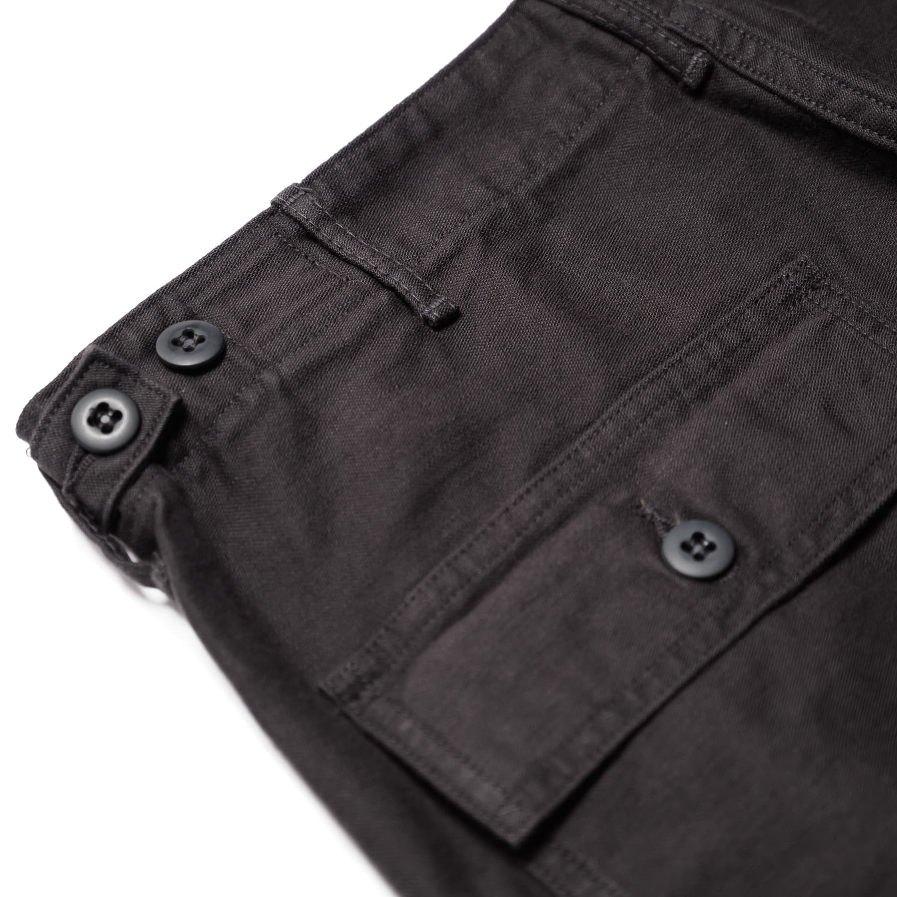 Regular Fit US Army Fatigue Pants - Black