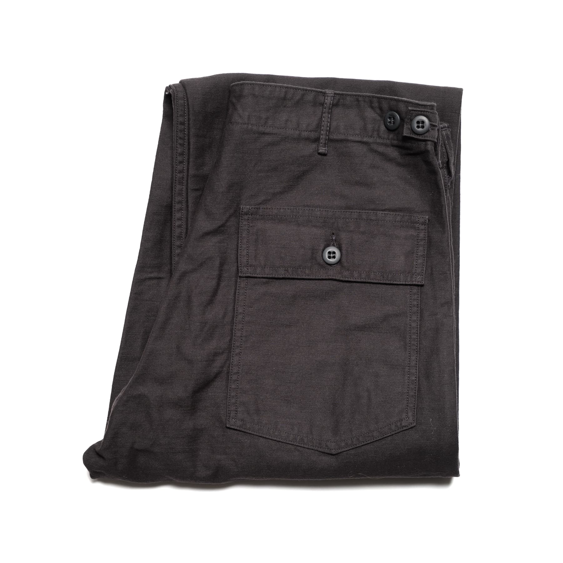 Regular Fit US Army Fatigue Pants - Black