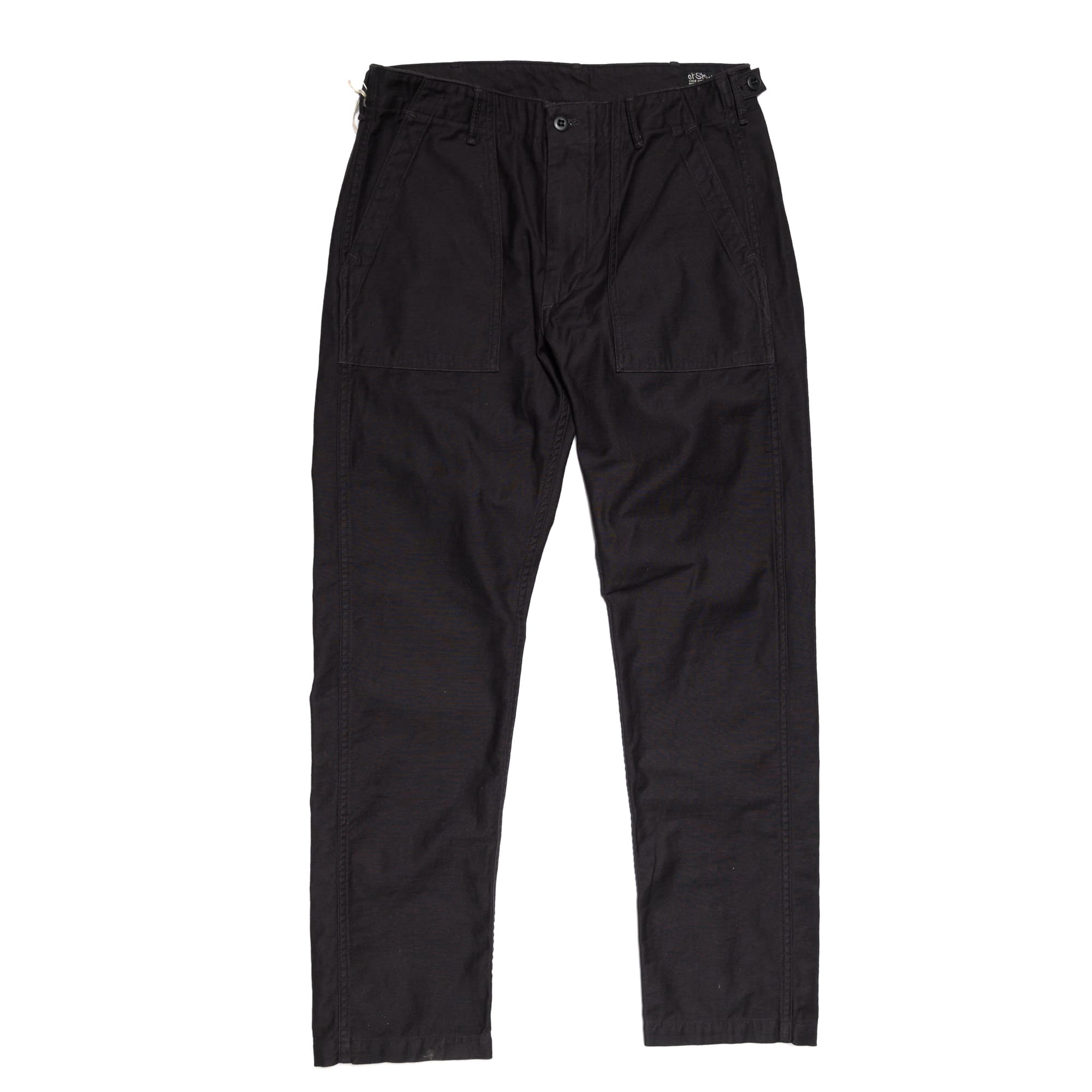 Slim Fit US Army Fatigue Pants - Black