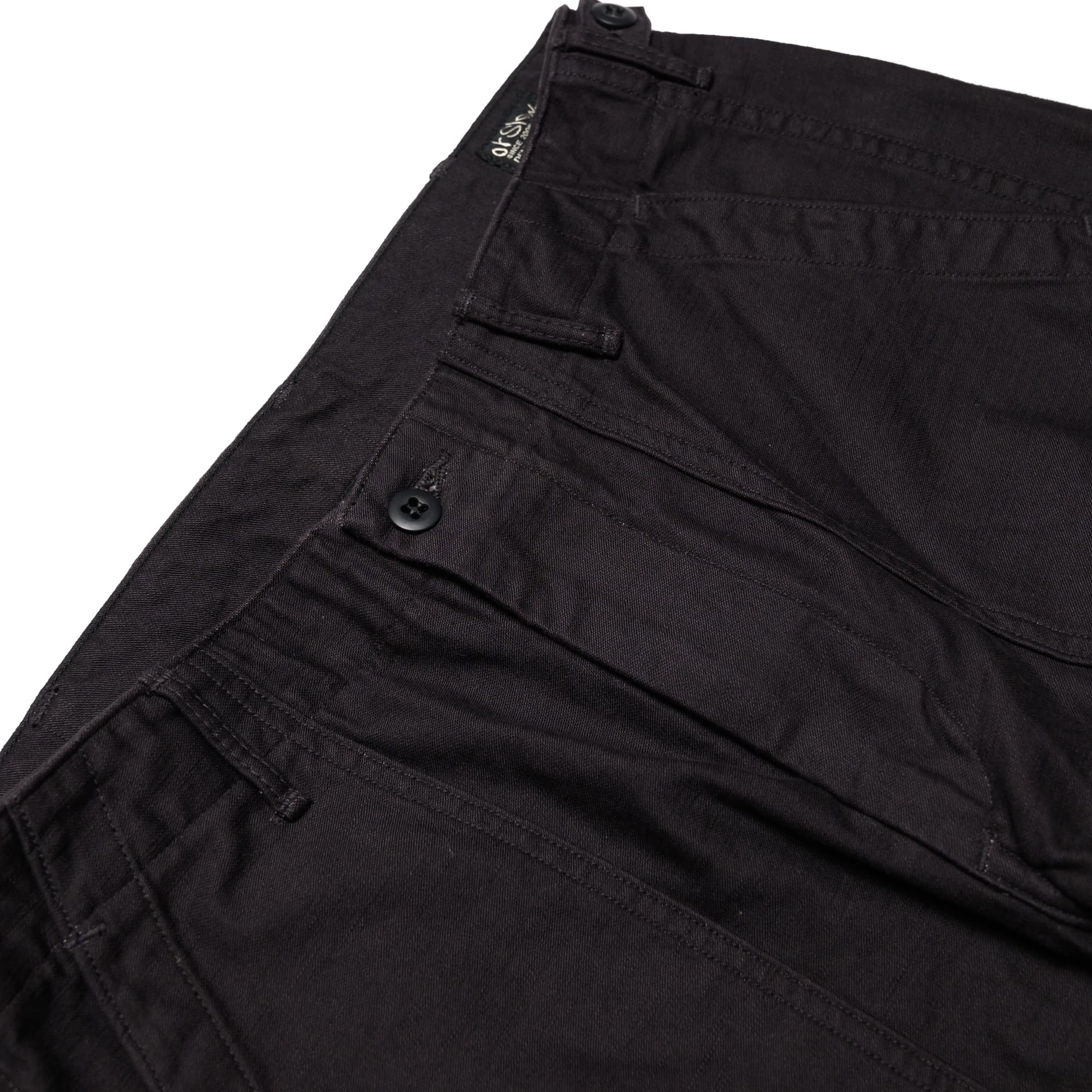 Slim Fit US Army Fatigue Pants - Black