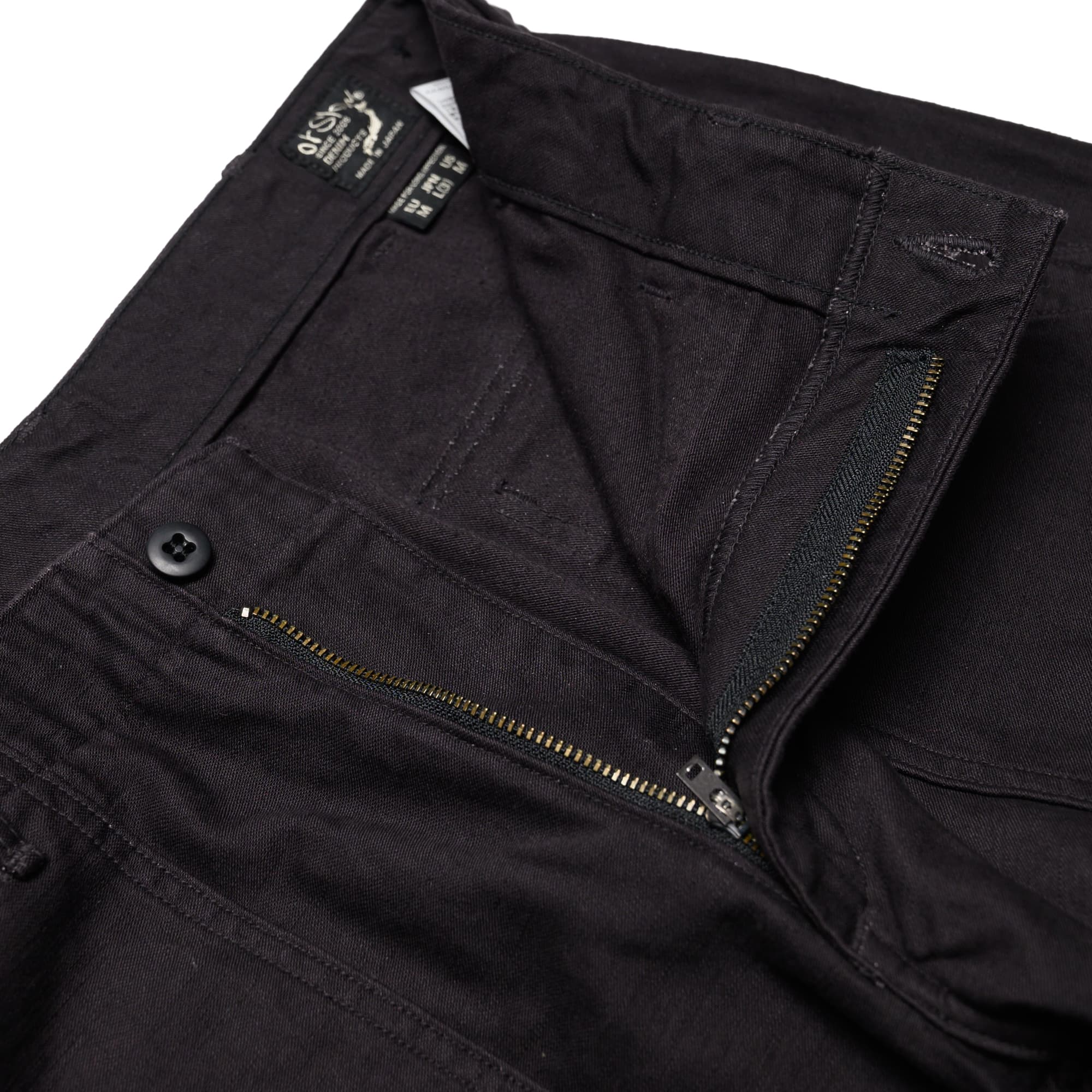 Slim Fit US Army Fatigue Pants - Black