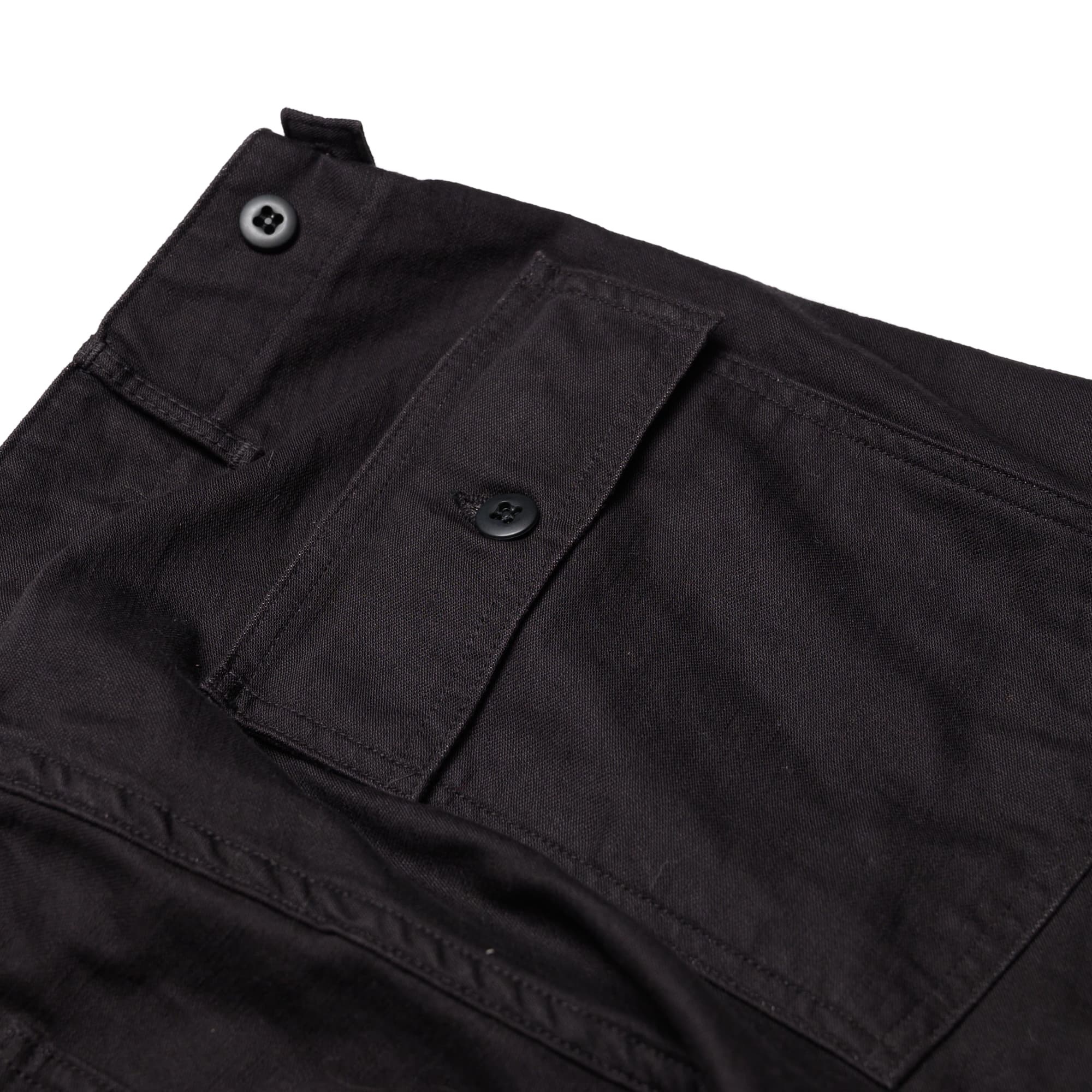 Slim Fit US Army Fatigue Pants - Black