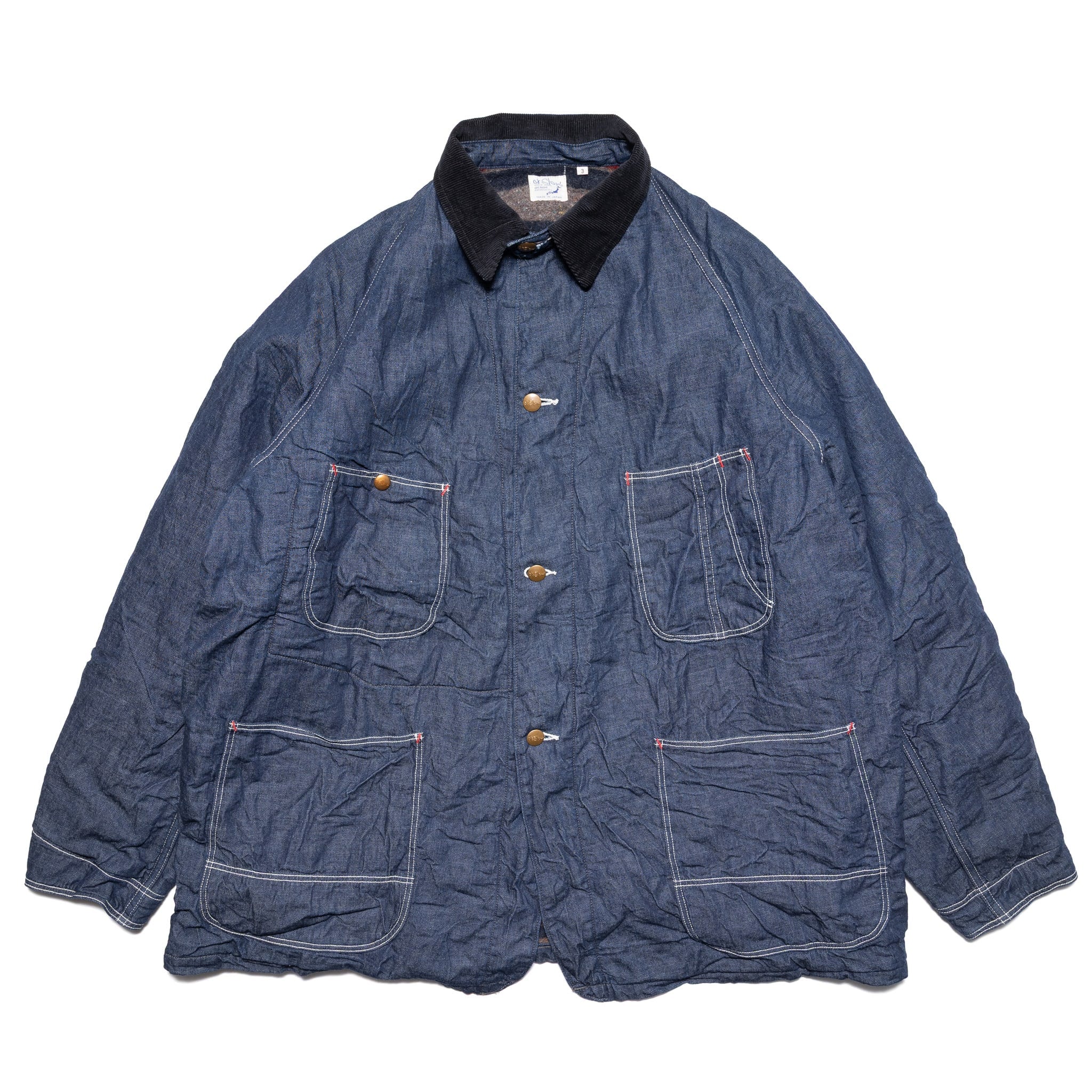 Wool Liner Relax Fit Denim Coverall - One Wash