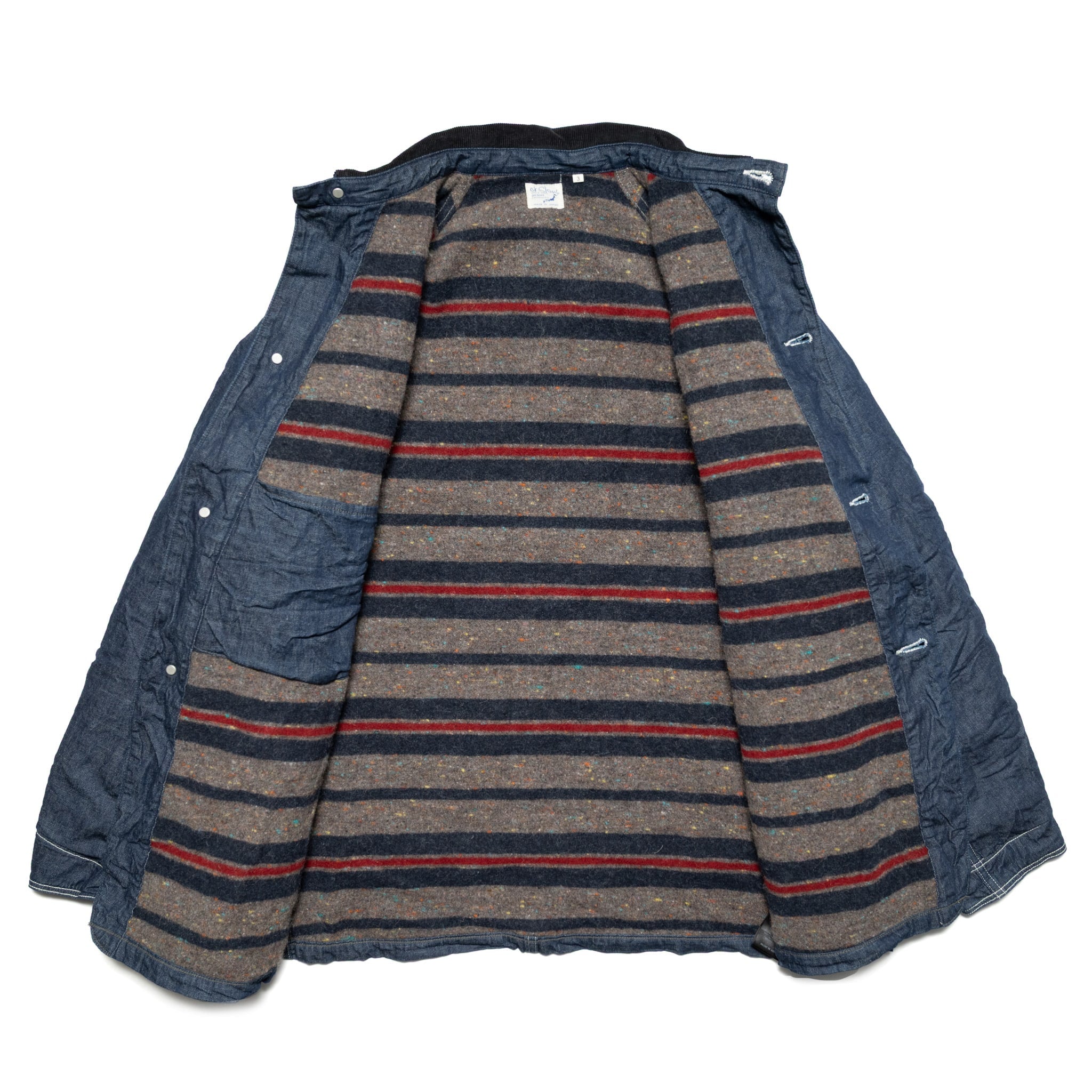 Wool Liner Relax Fit Denim Coverall - One Wash