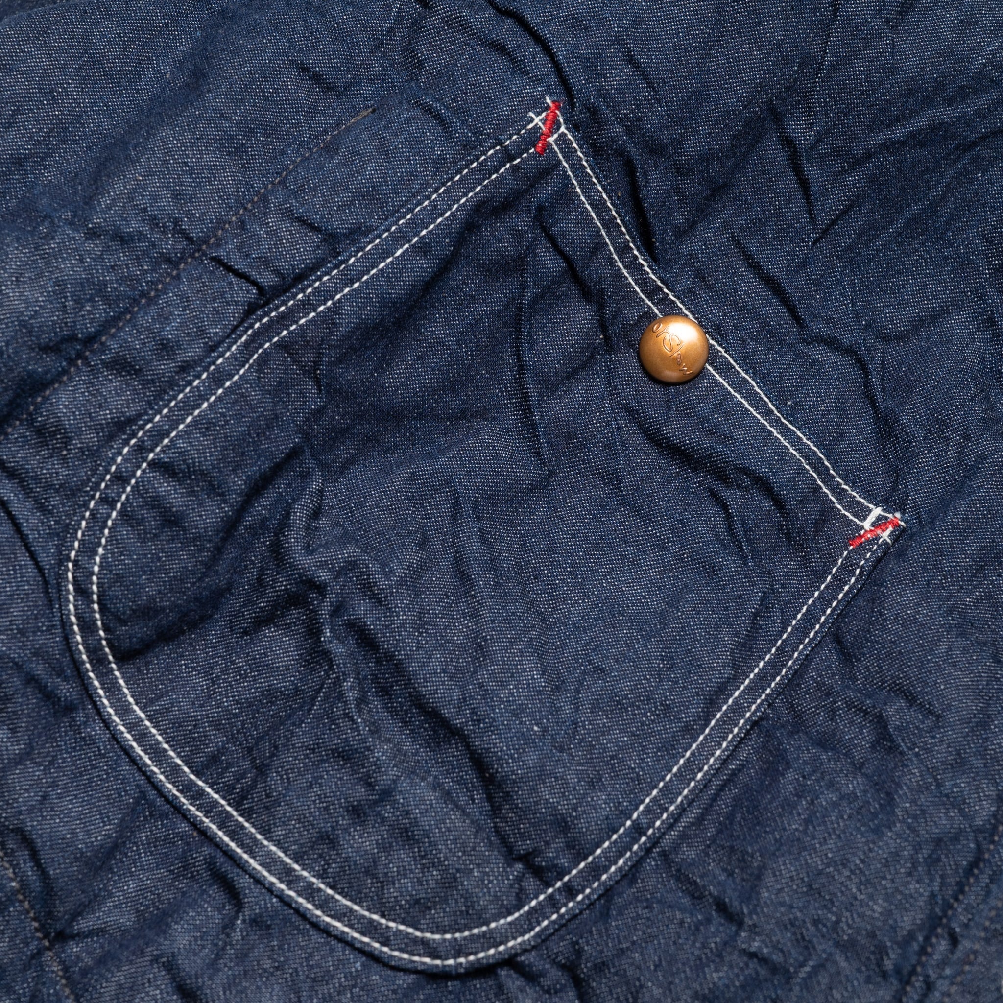 Wool Liner Relax Fit Denim Coverall - One Wash