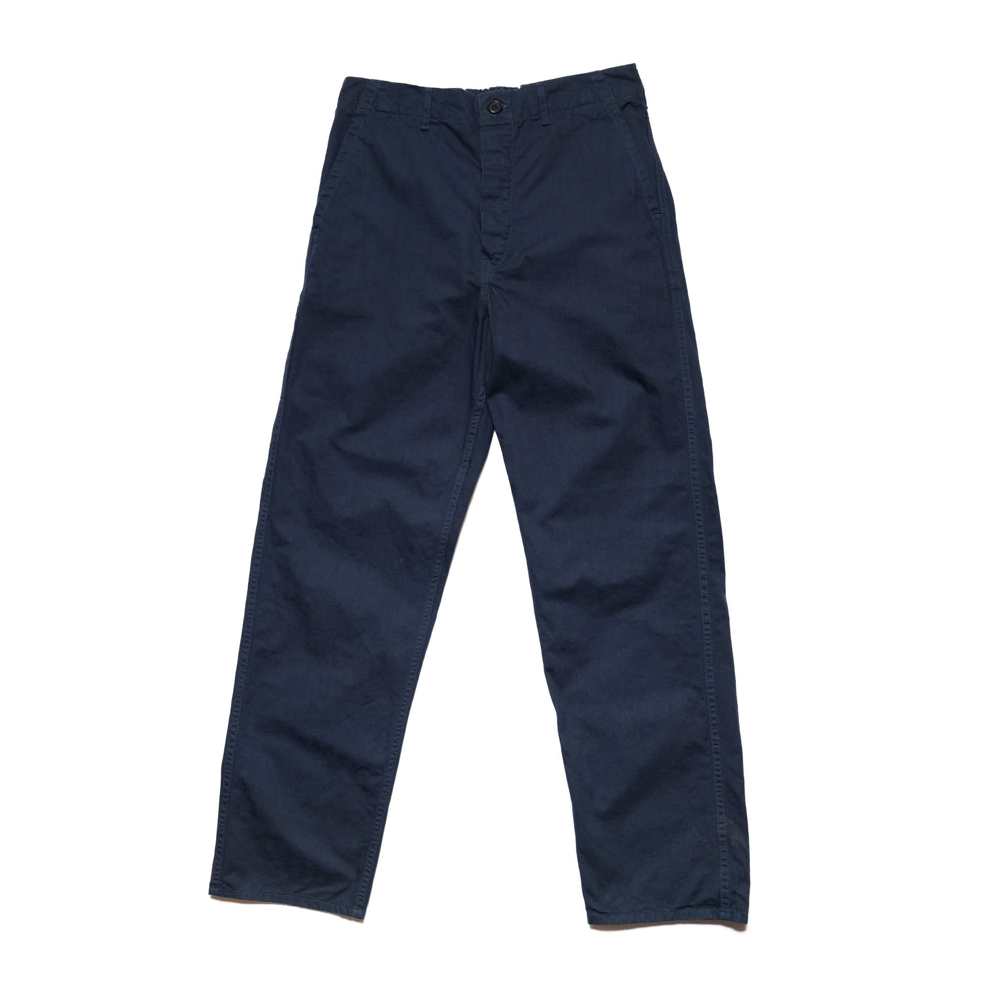 orSlow French Work Pants Navy Front