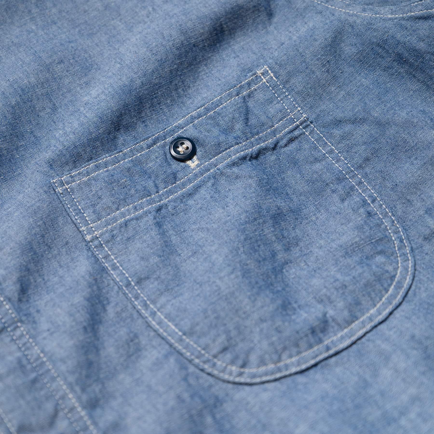 Short Sleeve Chambray Work Shirt - Chambray
