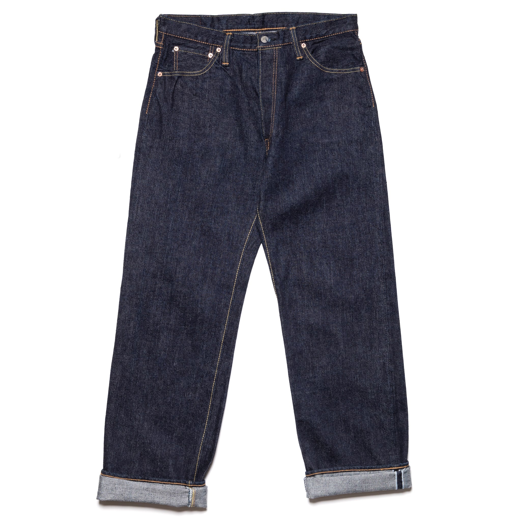 XX-002 Piped Straight 14oz Selvedge Denim - Indigo