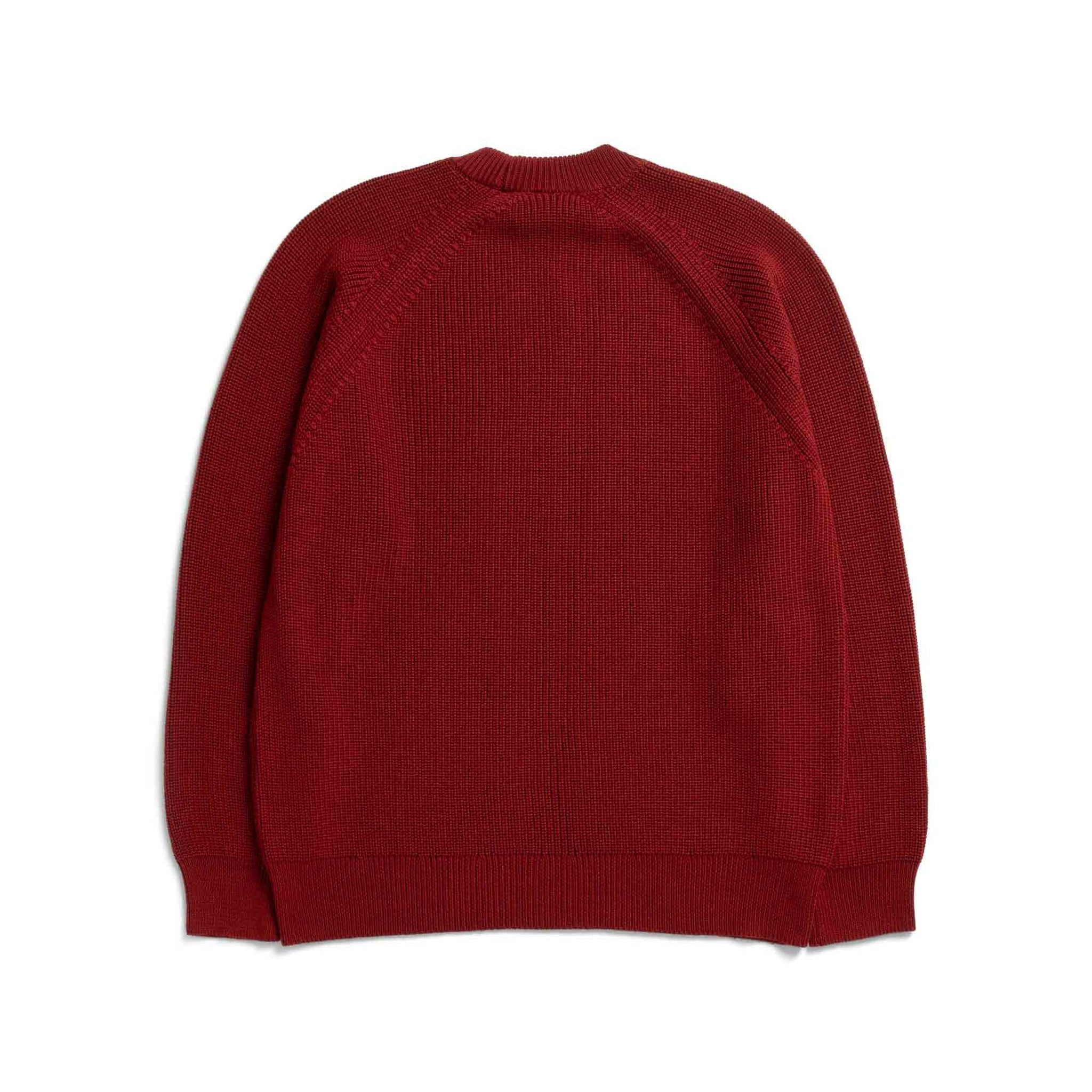 Plano Merino Wool Sweater - Red