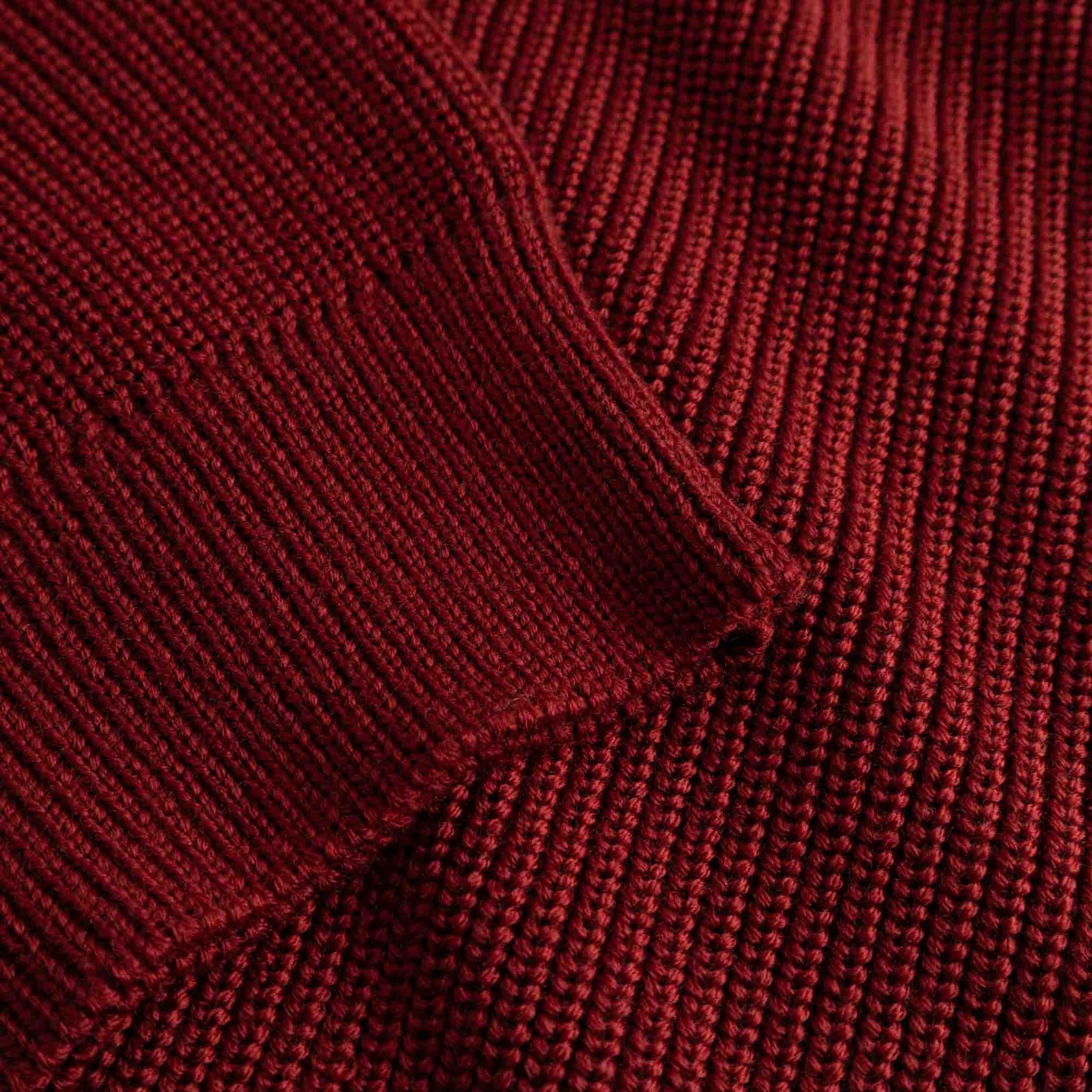 Plano Merino Wool Sweater - Red