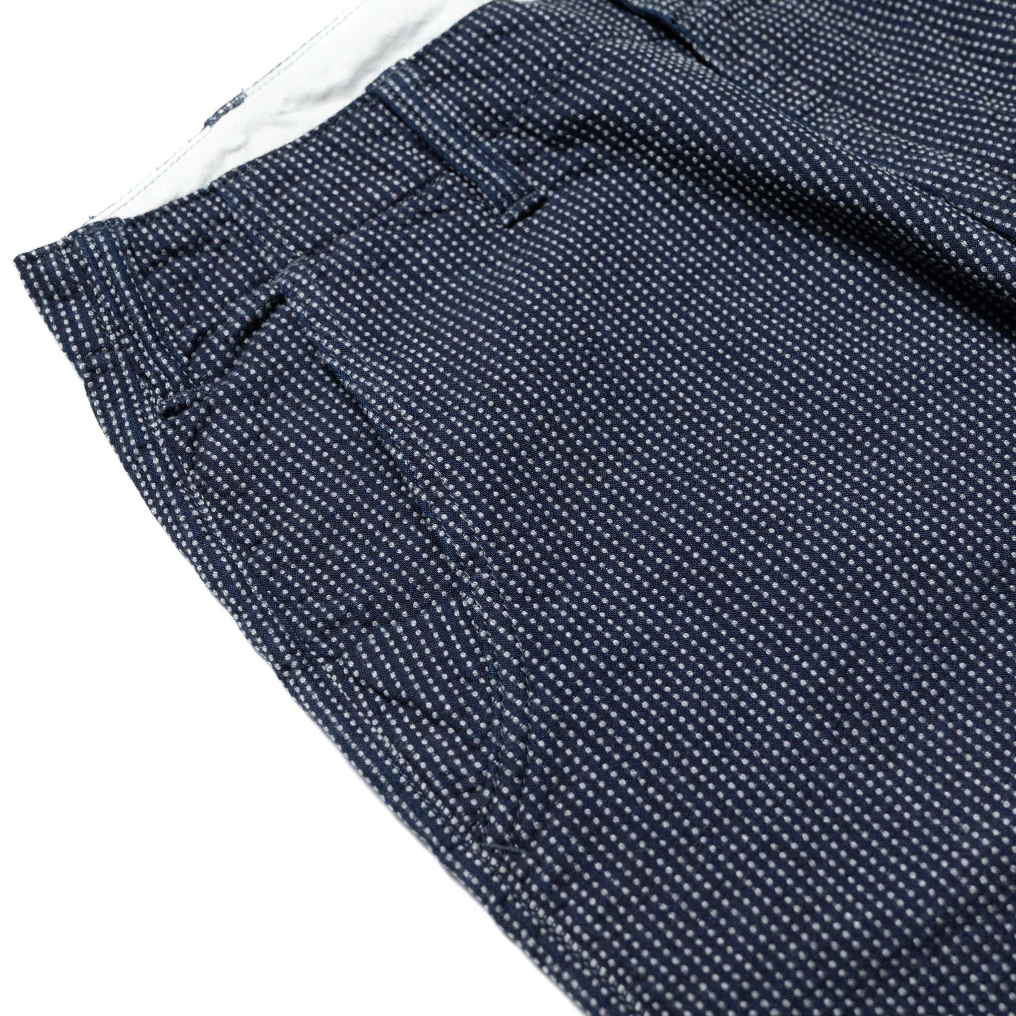 LP-1180-2 Stitch Stripe Comfortable Trousers - Indigo x Thin Stripe